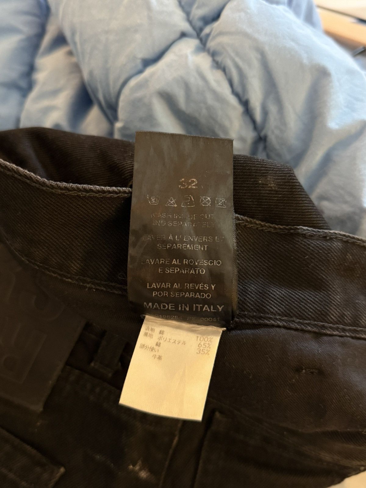 Raf Simons Raf Simon’s Destroyed Double Denim in Black Size US 32 / EU 48 - 11 Thumbnail