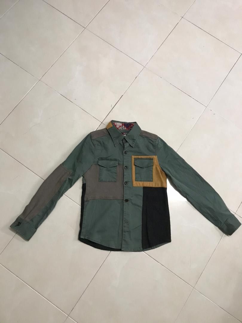 Designer × Japanese Brand JEAN NASSAUS CALIFORNIA PATCHWORK SHIRT WOMEN Size XS / US 0-2 / IT 36-38 - 2 Thumbnail