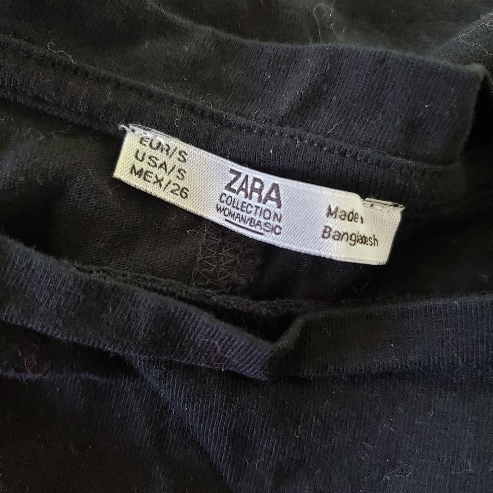 Zara Black Oversized Zara Long Short Sleeve Size S / US 4 / IT 40 - 3 Thumbnail