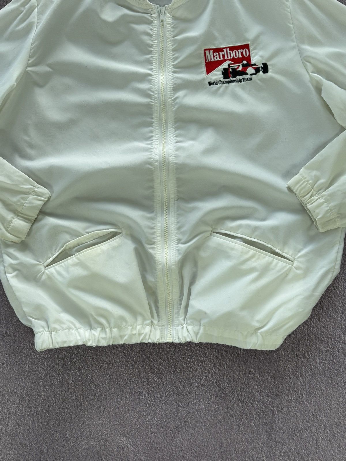 Marlboro 00’s Marlboro Vintage Racing Bomber Jacket Size US XL / EU 56 / 4 - 3 Thumbnail