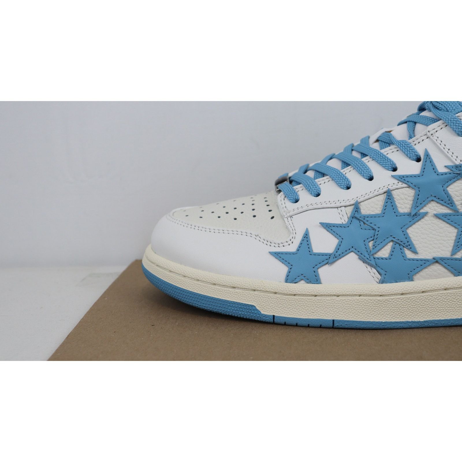 Amiri o1rshd1 Skel Top Low Stars Sneakers in Blue Size US 13 / EU 46 - 3 Thumbnail