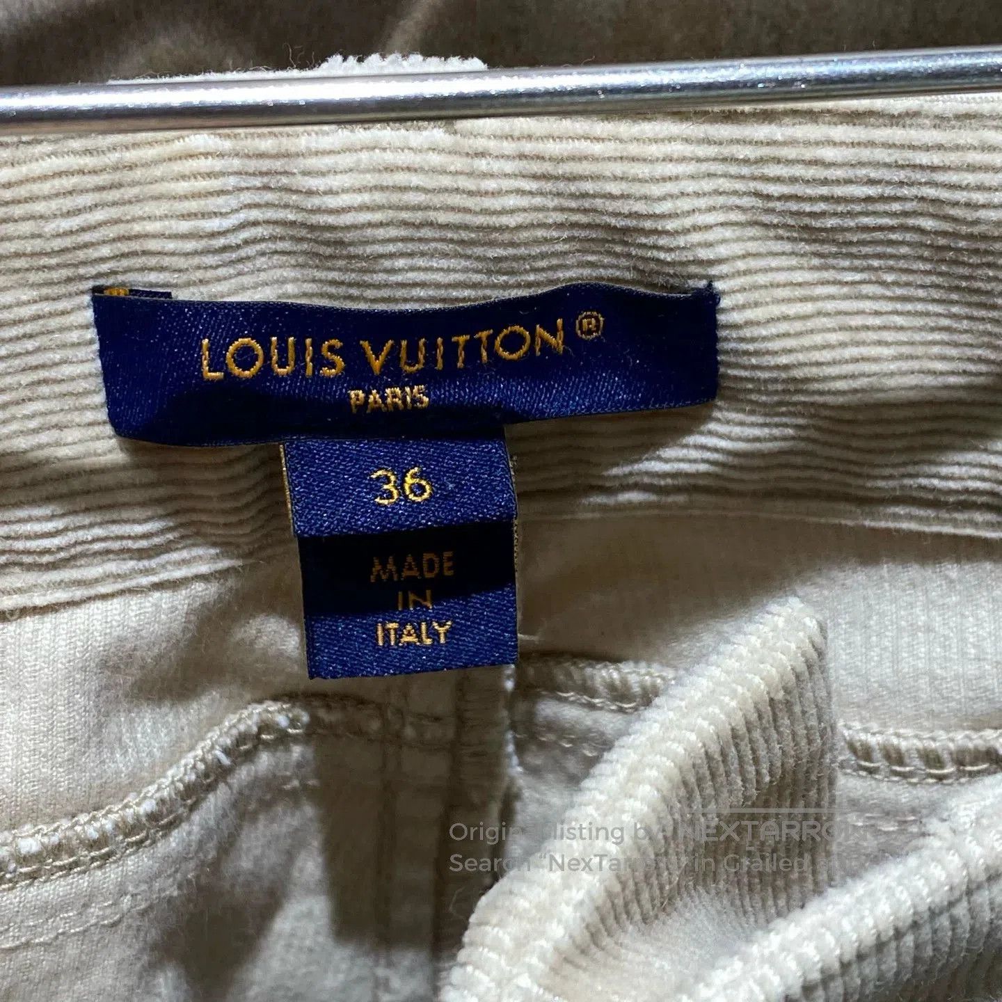 Louis Vuitton Louis Vuitton Khaki Monogram Leather Patch Pants. Size US 36 / EU 52 - 3 Thumbnail