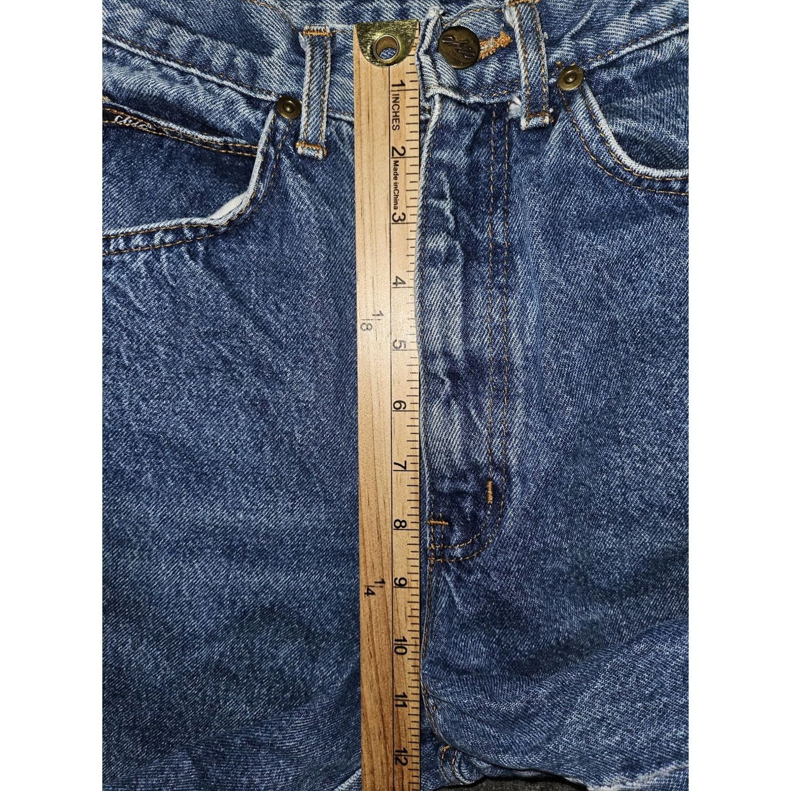 Vintage VINTAGE Chic Jeans Womens 8 Blue Medium Wash High Rise Mom Tapered Relaxed 90s Womens Jeans Size 30" / US 8 / IT 44 - 3 Thumbnail