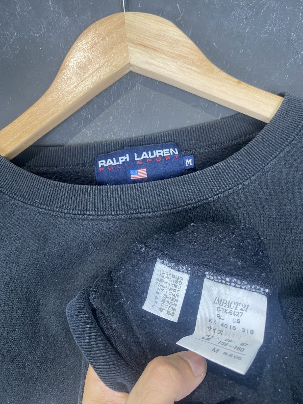 Polo Ralph Lauren × RRL Ralph Lauren × Ralph Lauren Rare y2k Polo Sport USA Crewneck Size US M / EU 48-50 / 2 - 6 Thumbnail
