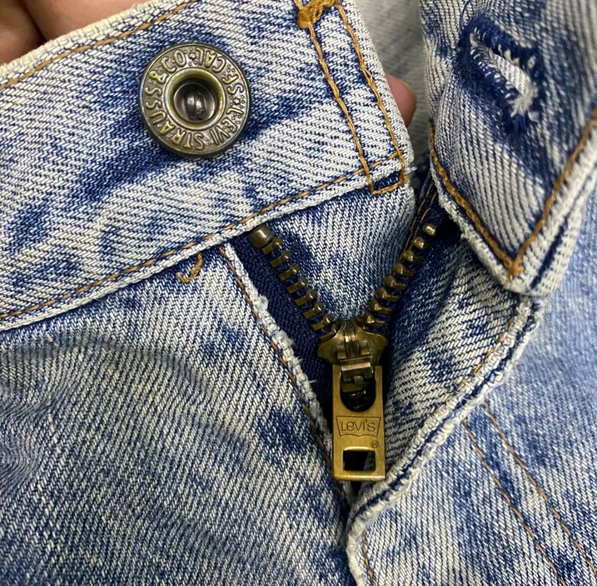 Levi's 💥Baggy💥Vintage Levis 504 Distressed Denim Size US 34 / EU 50 - 13 Thumbnail