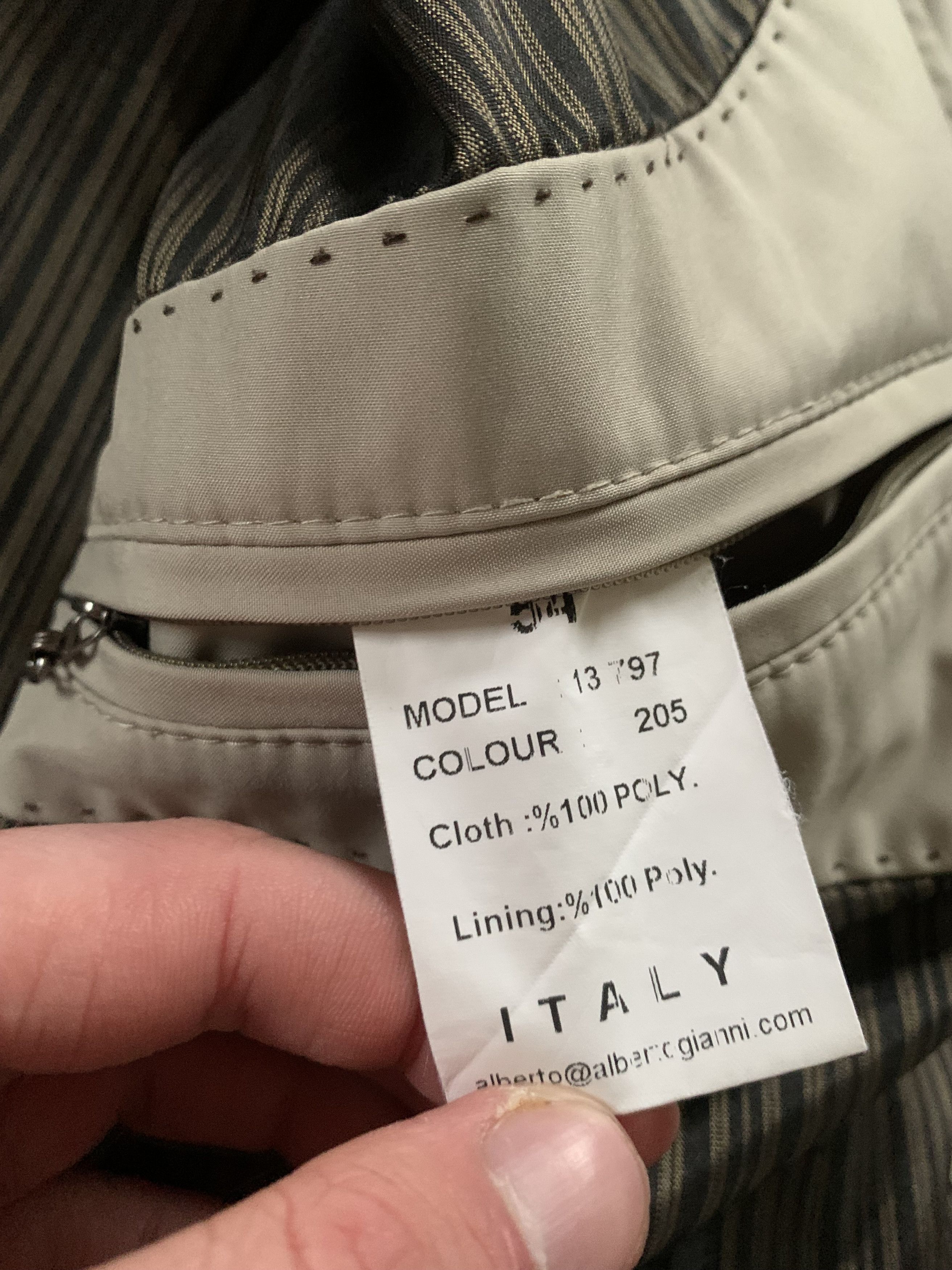 Other Alberto Gianni Long Beige Coat Size US L / EU 52-54 / 3 - 8 Thumbnail