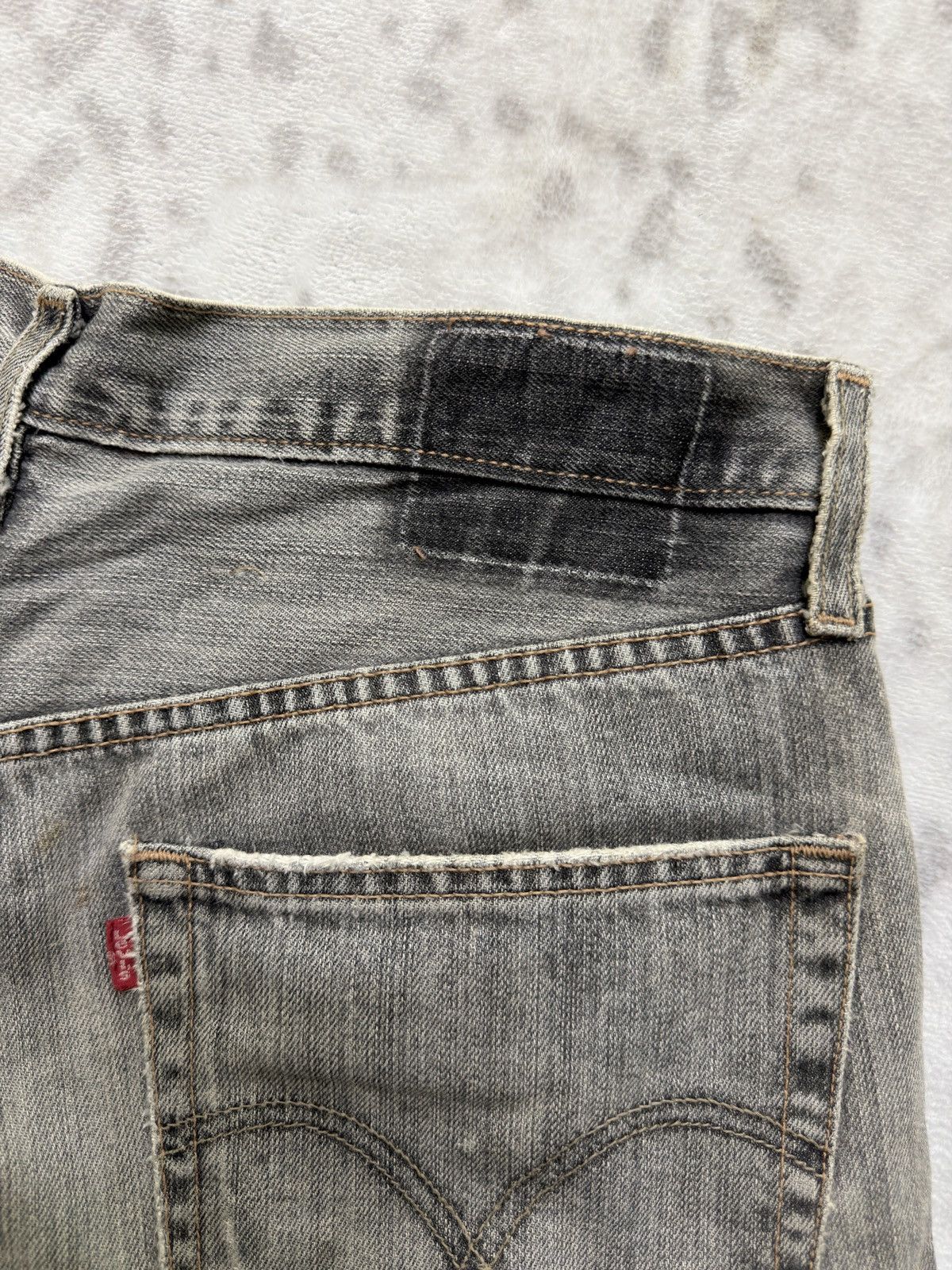 Levi's Vintage Levi's 501 Distressed Thrashed Mud Wash Denim Jeans Size US 32 / EU 48 - 14 Thumbnail