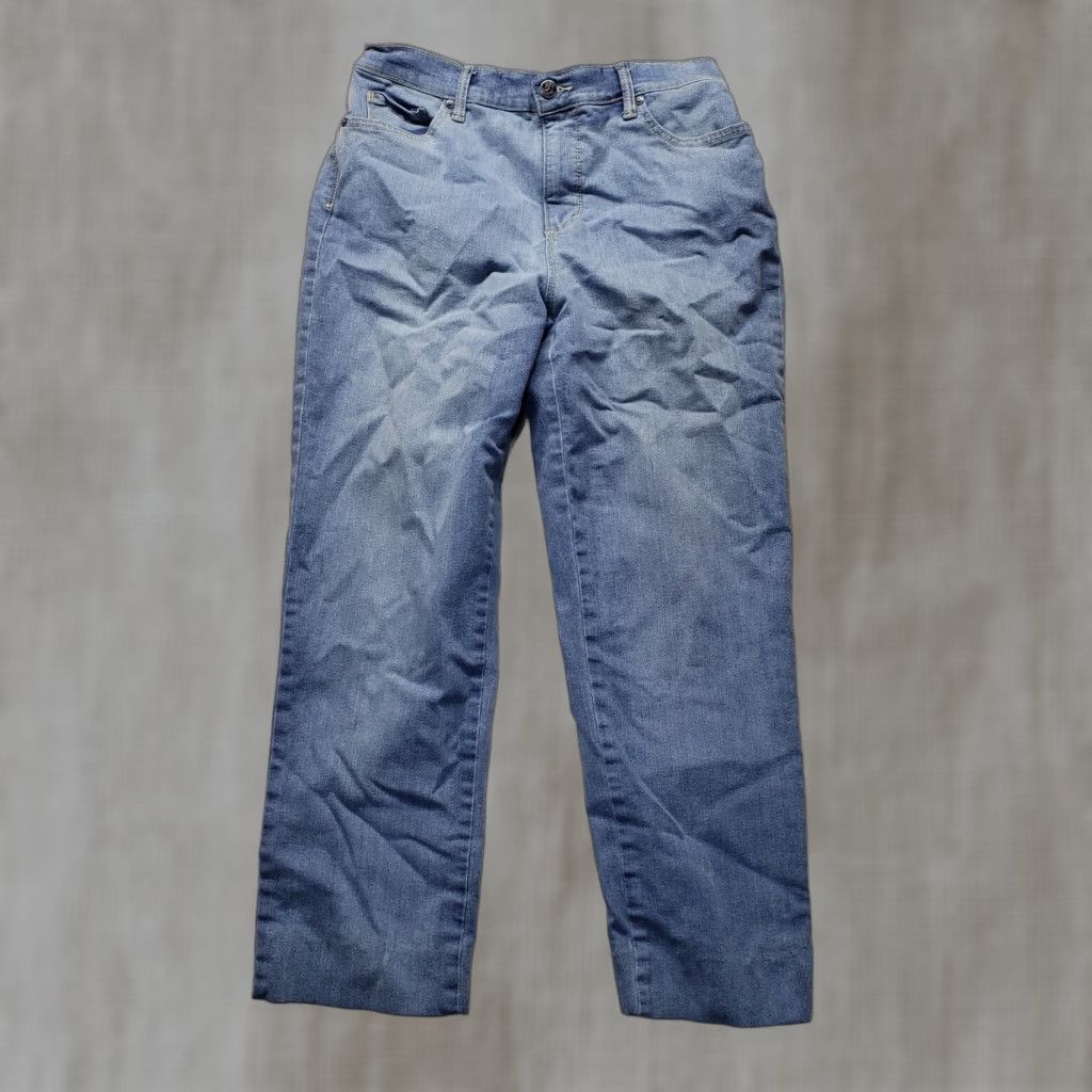 Gloria Vanderbilt Gloria Vanderbilt Amanda Jeans Blue Denim Slimming Women's Ladies Hemmed Size 8 Size 30" / US 8 / IT 44 - 1 Thumbnail