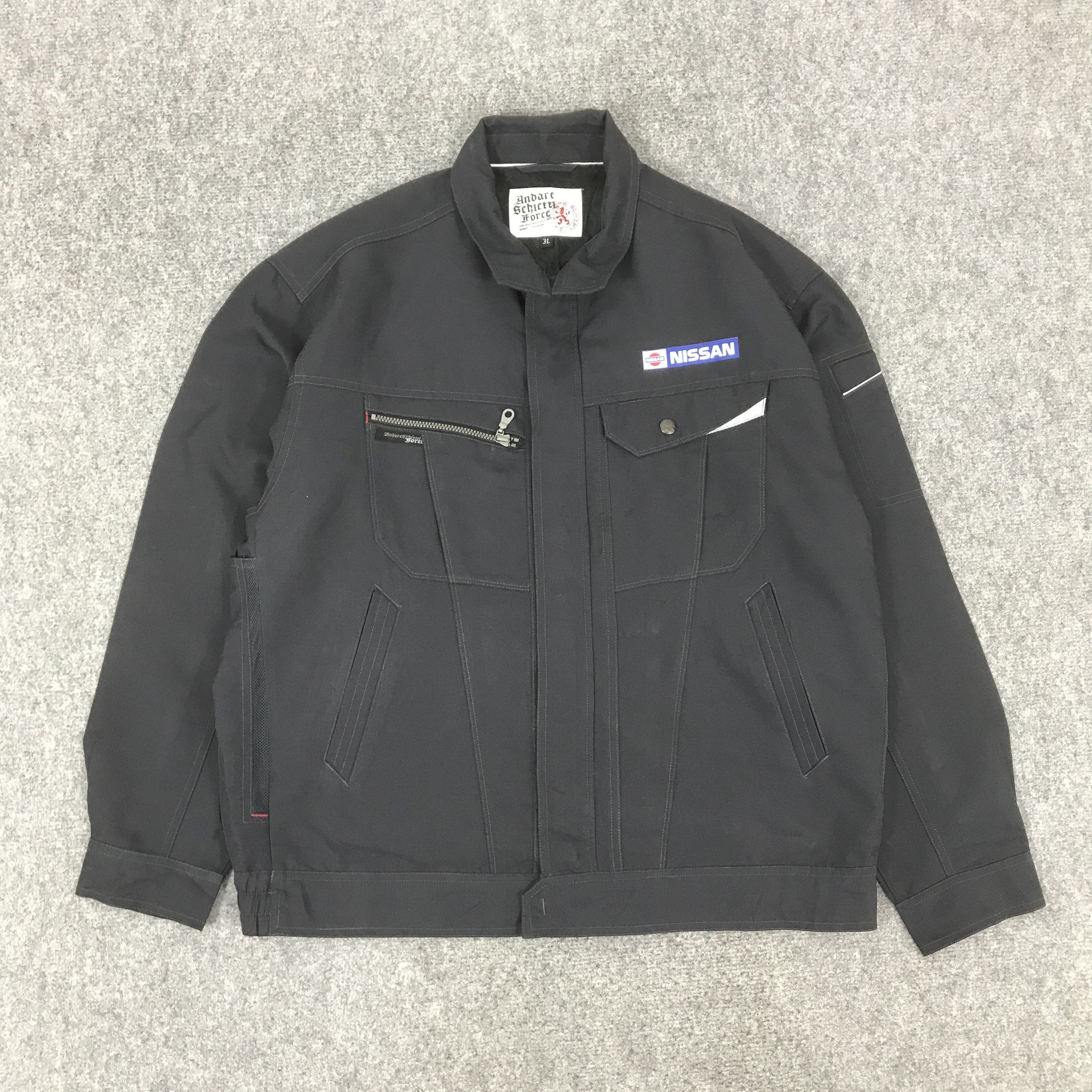 Japanese Brand NISSAN NISMO RACING TEAM BLACK CUSTOM JACKET K73B16 Size US L / EU 52-54 / 3 - 2 Thumbnail