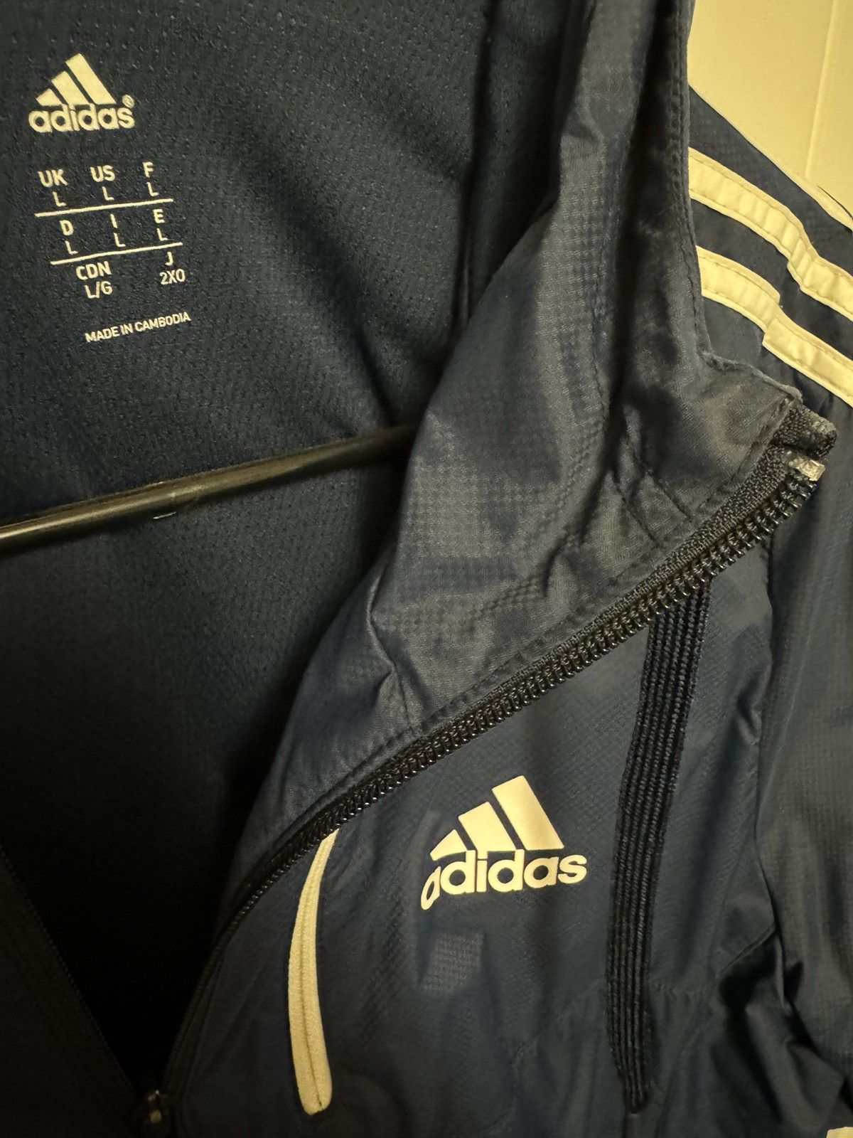 Adidas Adidas Wind Breaker Size US L / EU 52-54 / 3 - 2 Thumbnail