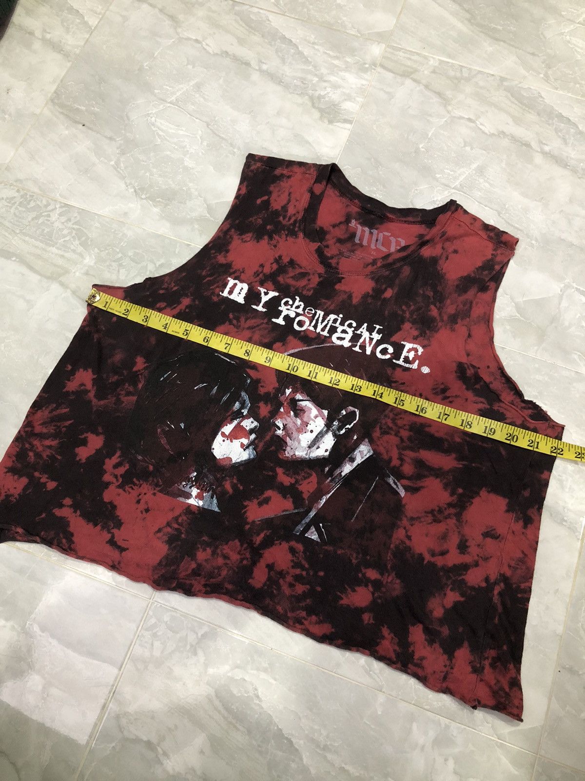 My Chemical Romance Bleach Tie Dye My Chemical Romance Punk Sleeveless Top Size US M / EU 48-50 / 2 - 13 Thumbnail