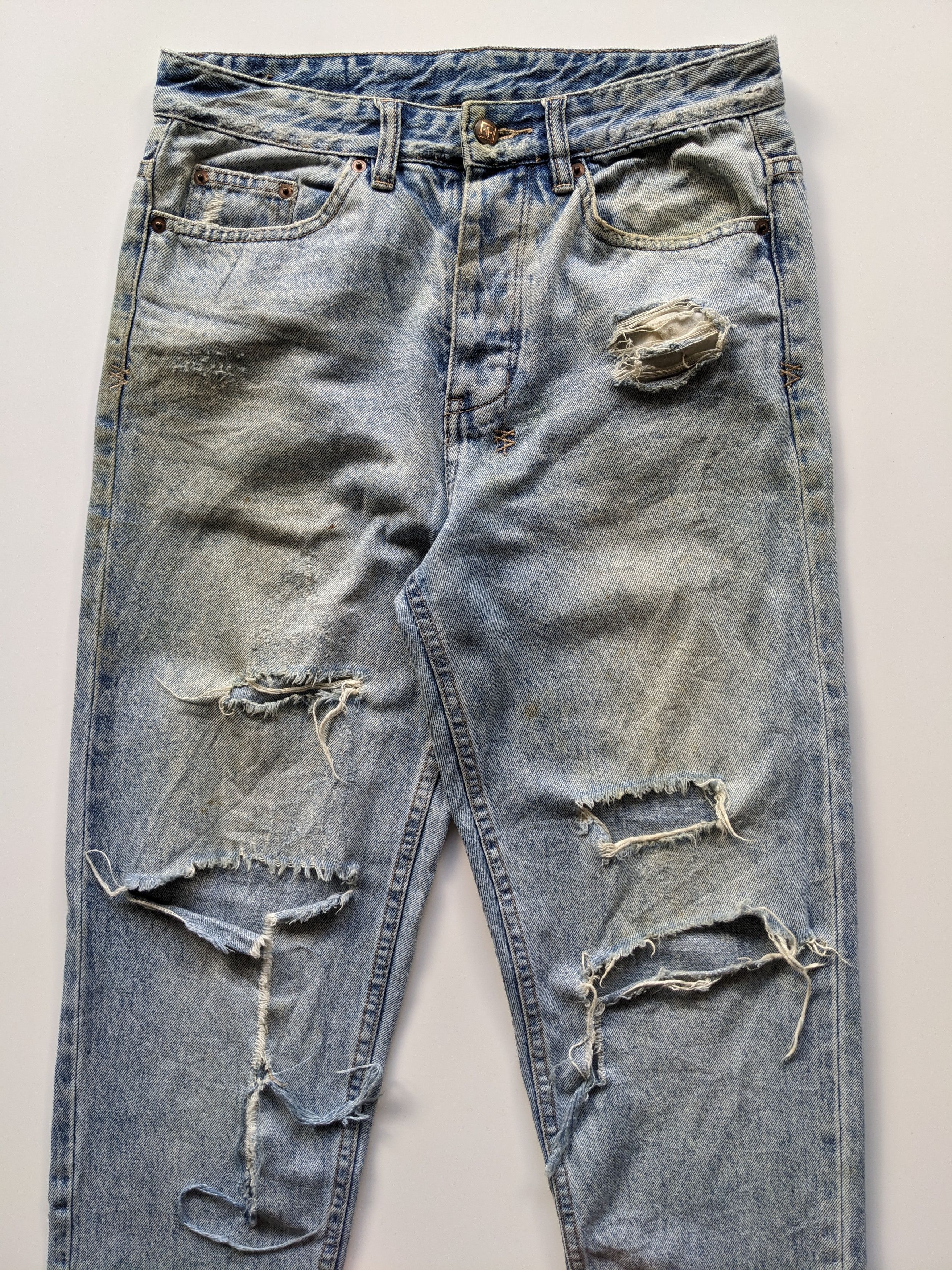 Ksubi Ksubi Bullet Tru Blue ripped jeans Size US 31 - 4 Thumbnail
