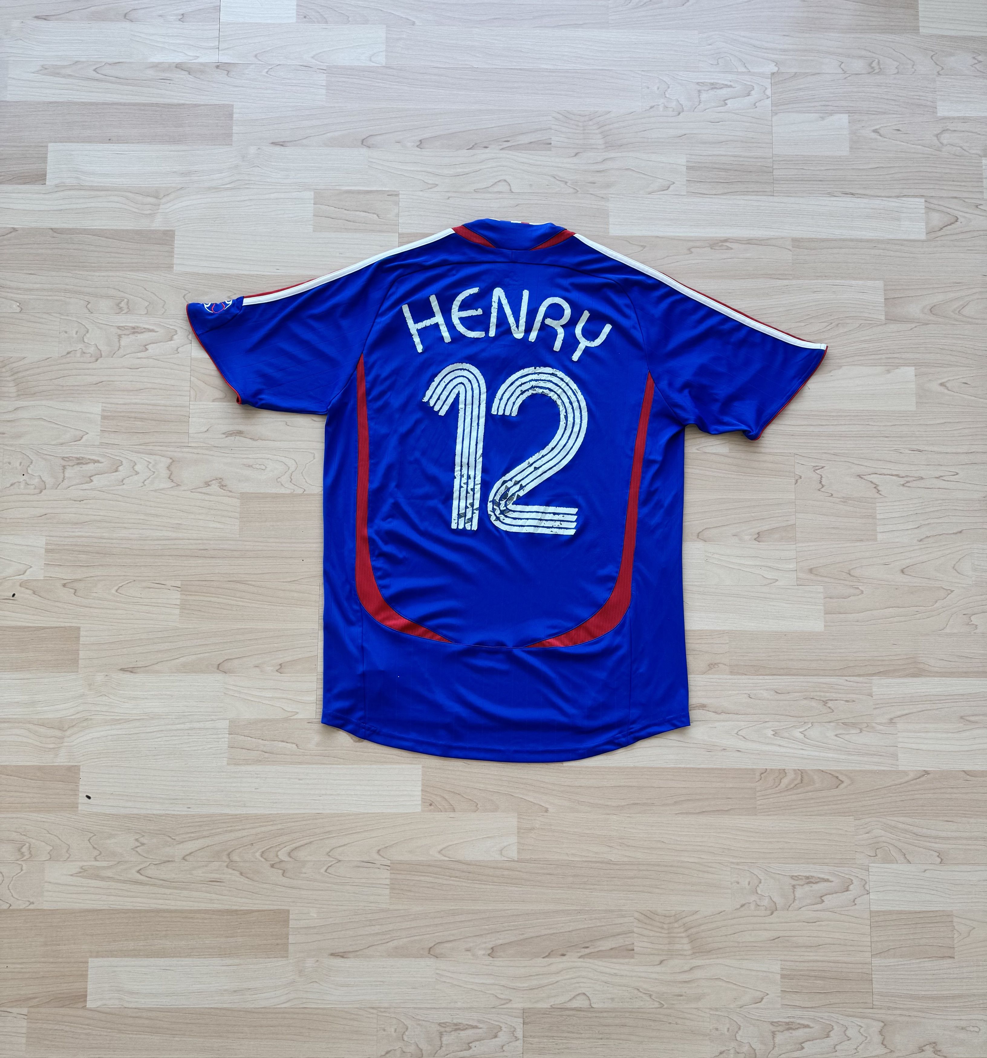 Adidas Football shirt soccer FC France Home 2006/2007 Size US M / EU 48-50 / 2 - 11 Thumbnail