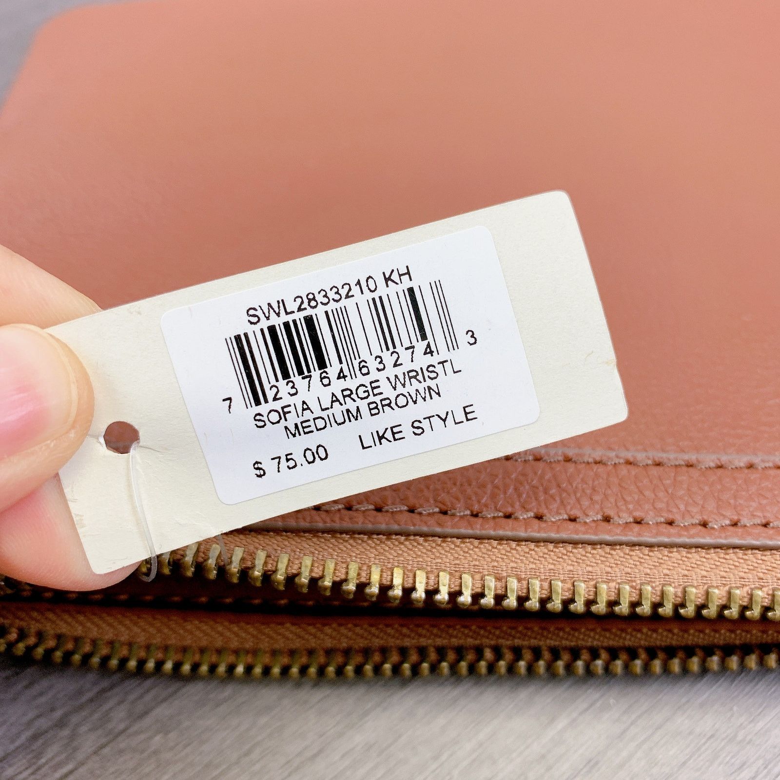 Fossil Fossil SWL2833210 Sofia Wristlet IN Brown Size ONE SIZE - 6 Thumbnail