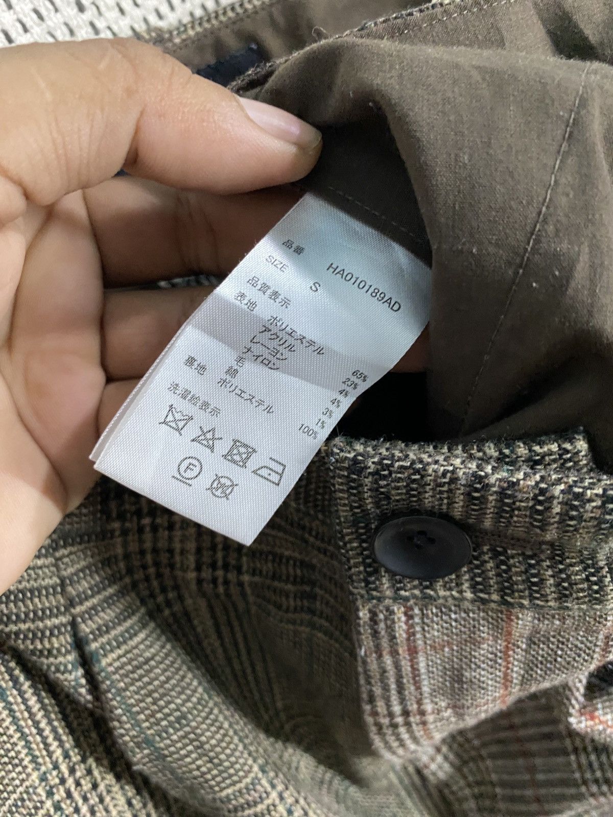 HARE Japanase brand Hare wool patch work style pant nice pattern Size US 30 / EU 46 - 10 Thumbnail