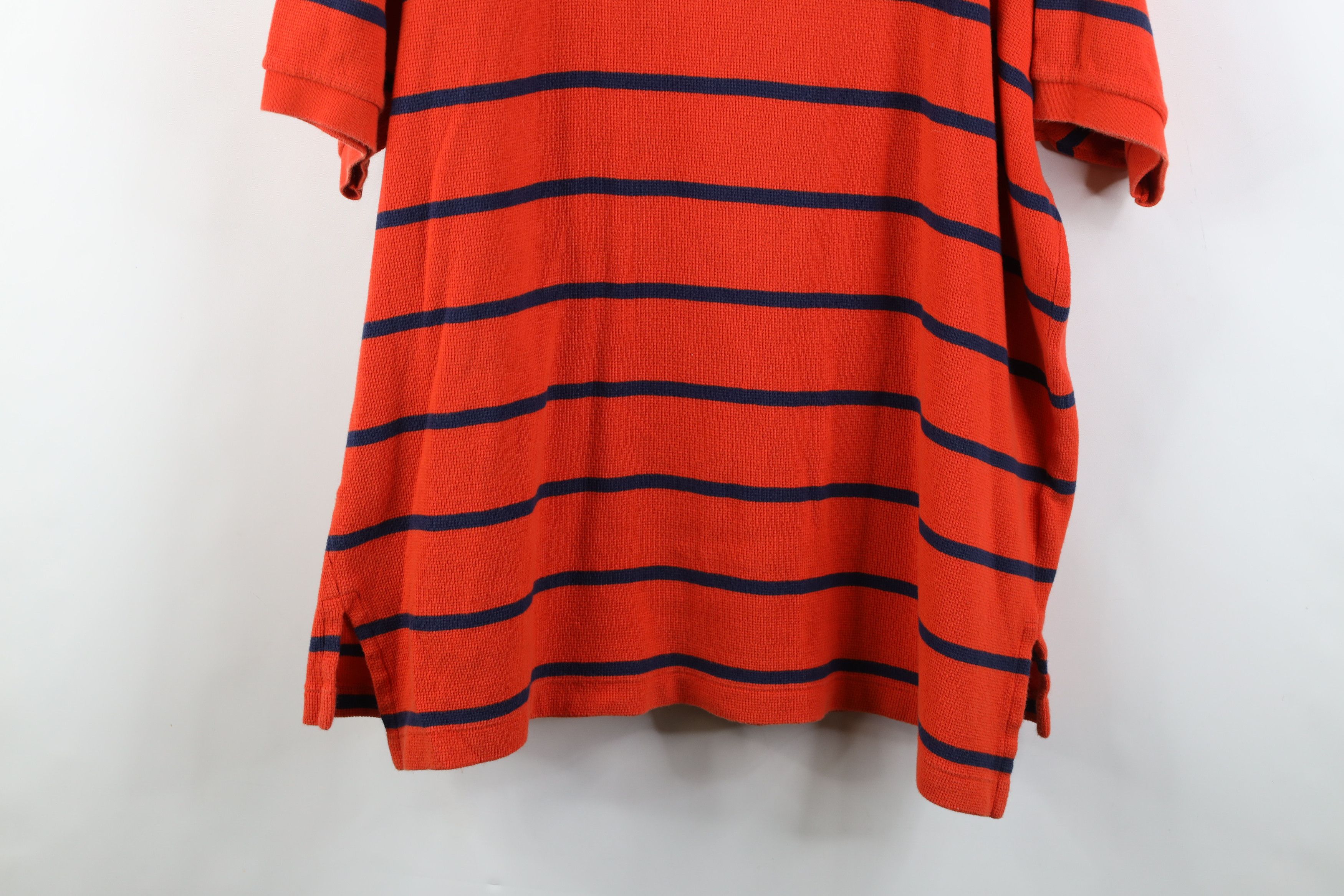 Ralph Lauren Vintage 90s Ralph Lauren Thermal Knit Golf Polo Shirt Size US XL / EU 56 / 4 - 12 Thumbnail
