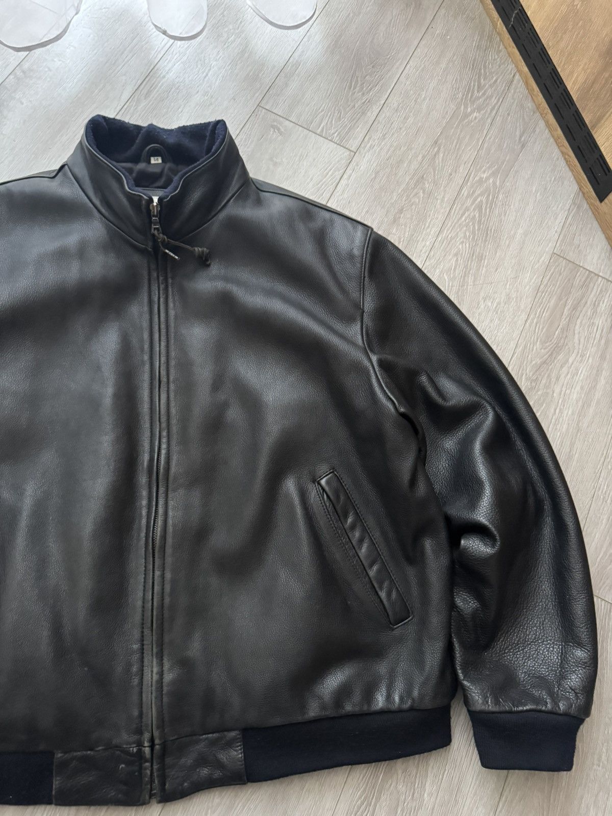Genuine Leather Leonardo Sportiva Vintage Real Leather Jacket Size US XL / EU 56 / 4 - 3 Thumbnail