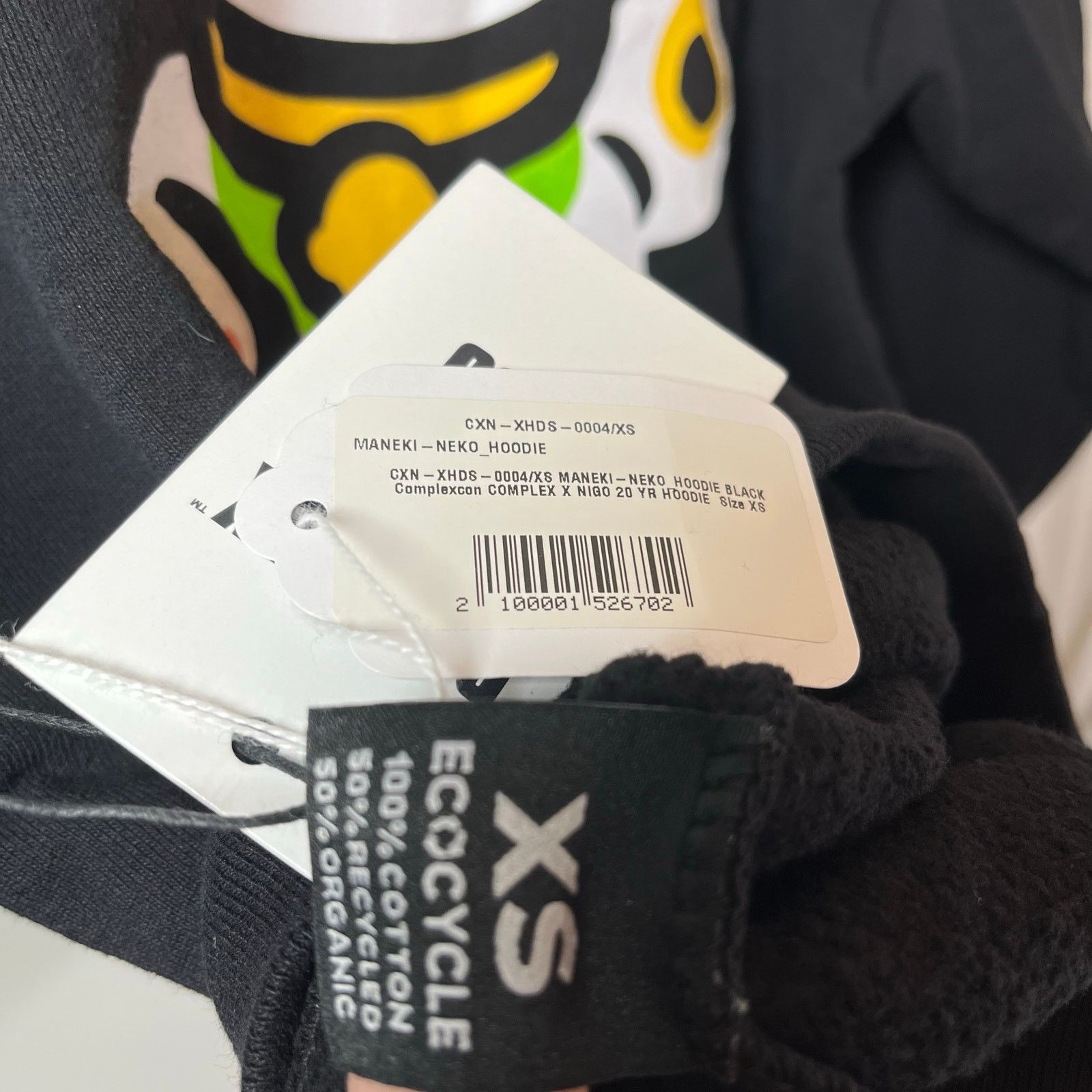 Complex •NWT• Complex x NIGO 20 year Black Maneki Cat Hoodie • XS Size US XS / EU 42 / 0 - 5 Thumbnail