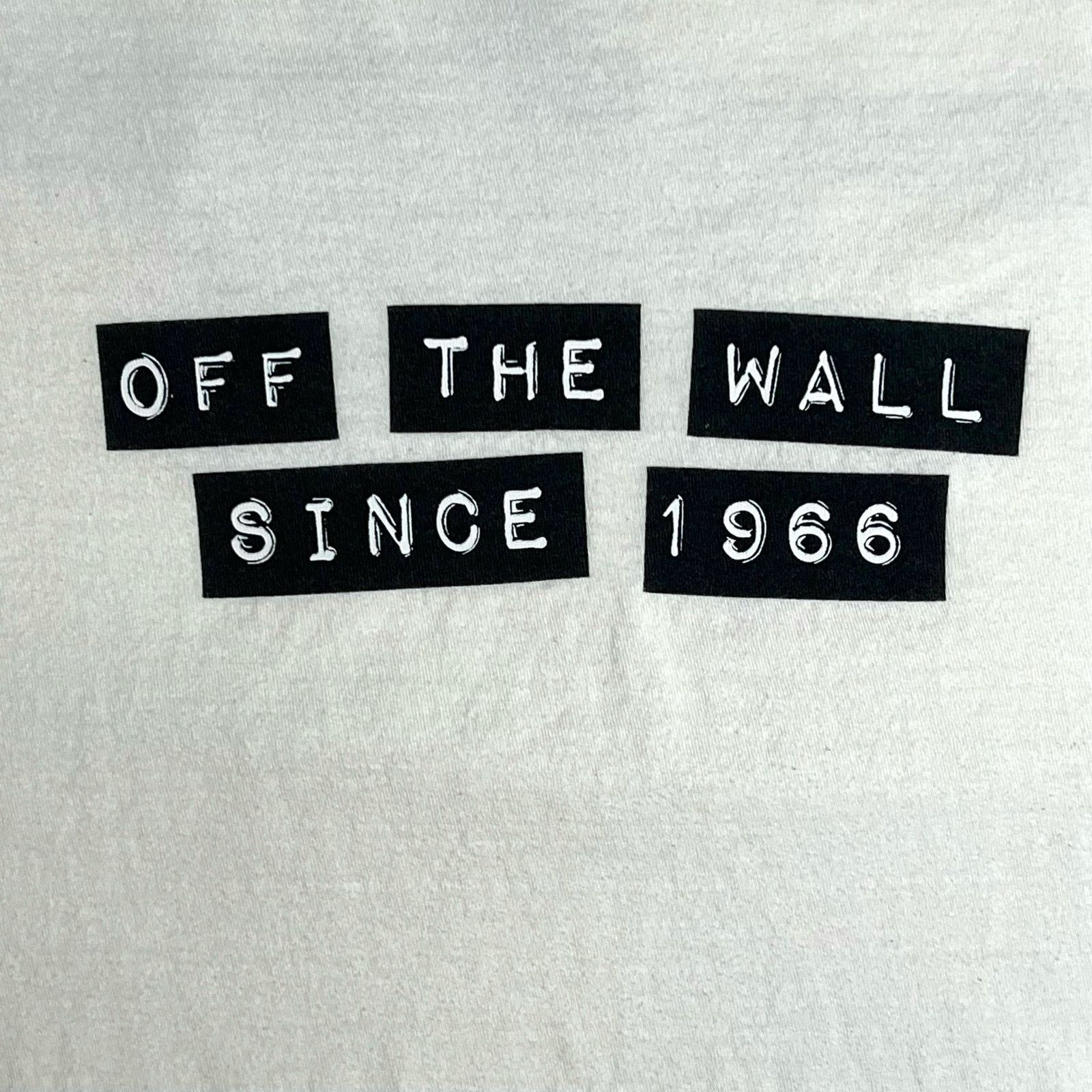 Vans Vans T-Shirt Baker Skateboards Off The Wall 1966 White Large Size US L / EU 52-54 / 3 - 8 Thumbnail