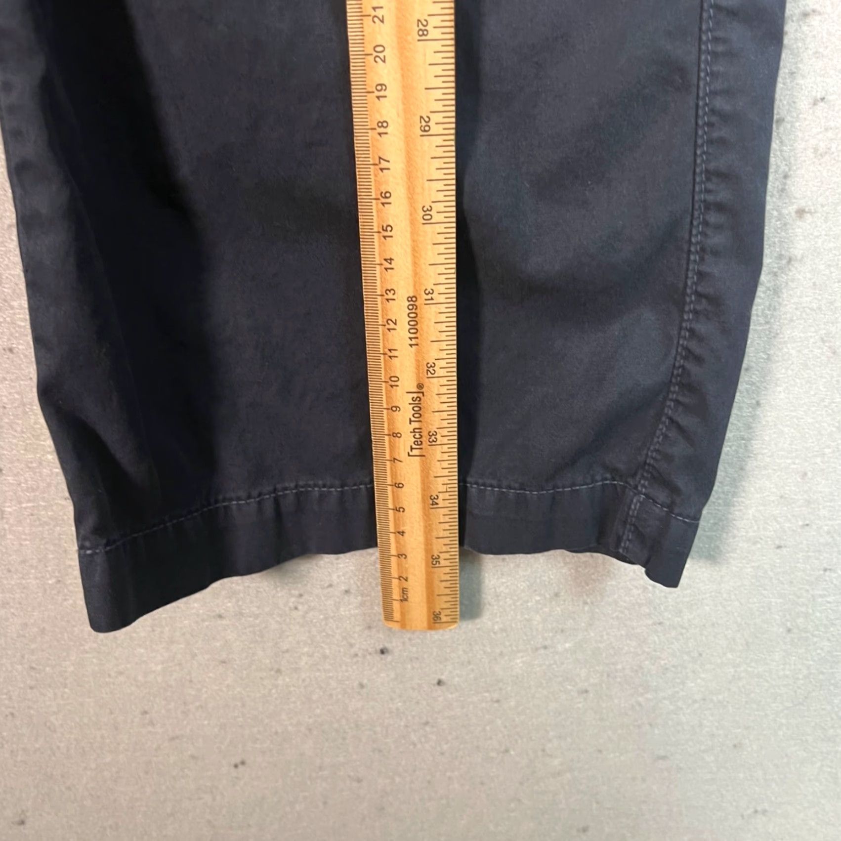 Save Khaki United VINTAGE Save Khaki United Navy Blue Chino Pants 2 Regular 28x25 Cotton Flat Front Straight Womens Size 26" / US 2 / IT 38 - 6 Thumbnail