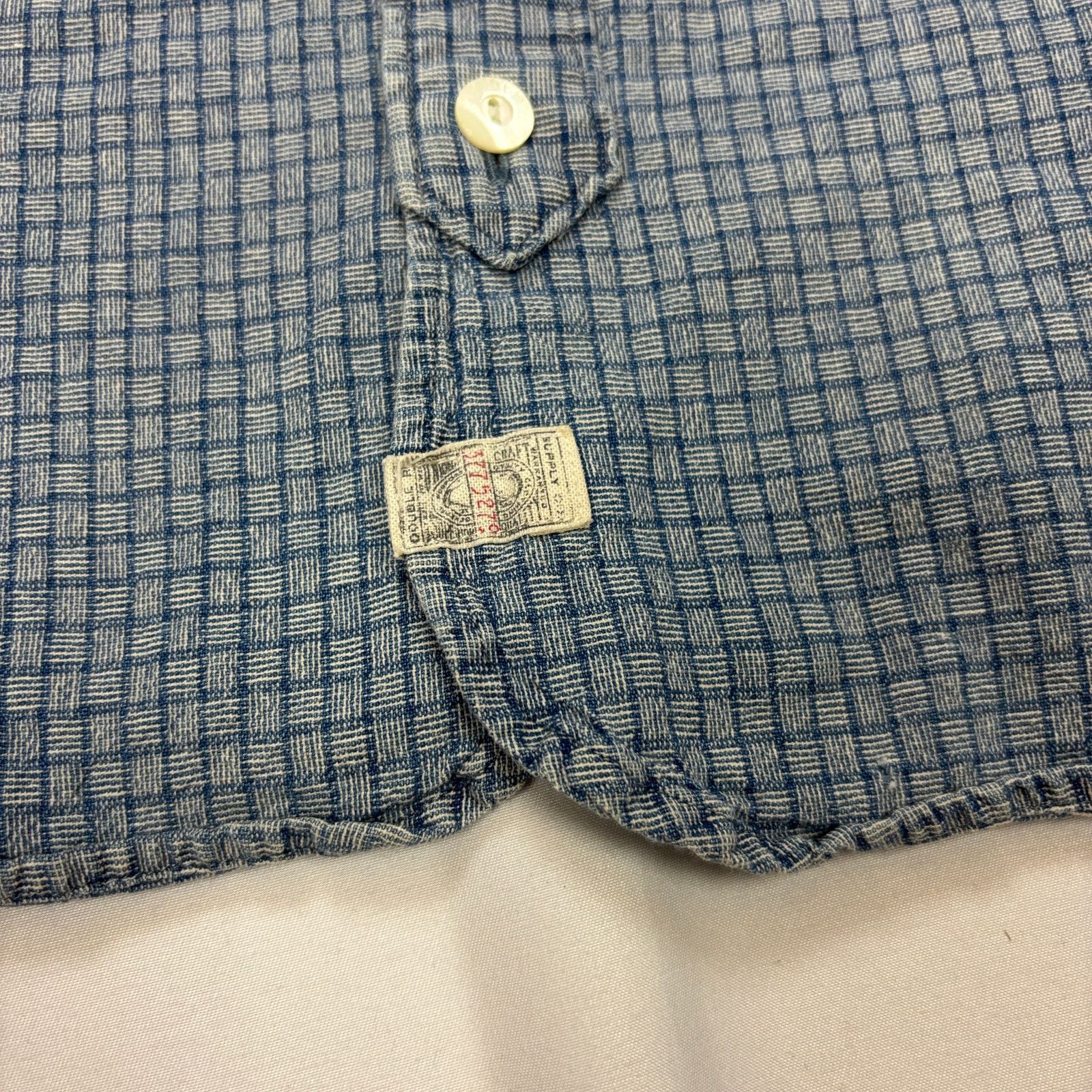 RRL Ralph Lauren RRL Double RL Ralph Lauren Plaid Button Up Chin Strap Shirt Size US XS / EU 42 / 0 - 9 Thumbnail