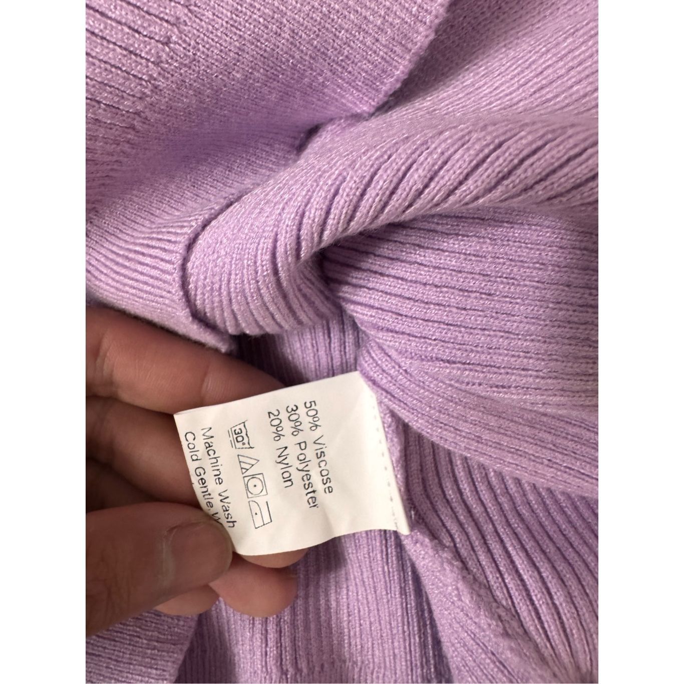 Other Lilac Ribbed Button-Front Cropped Tank Top Size S Size S / US 4 / IT 40 - 4 Thumbnail