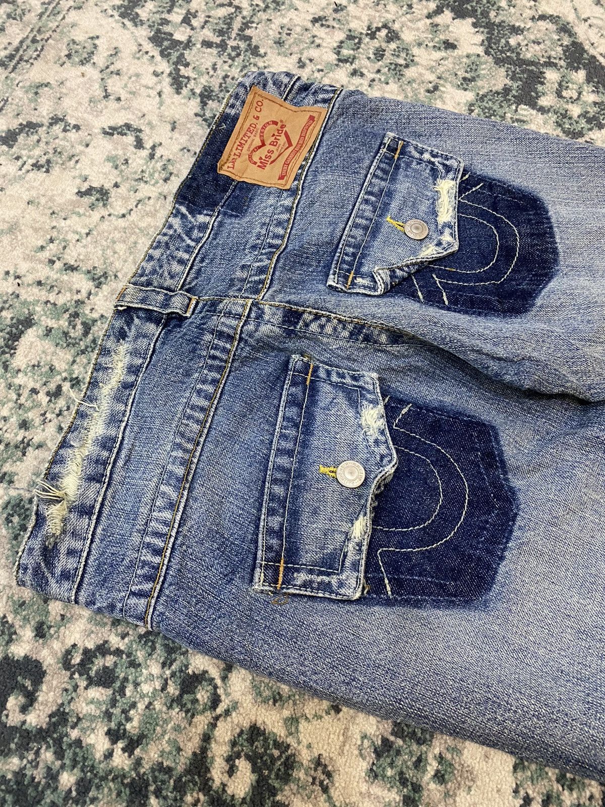 True Religion Reconstructed True Religion Flare Denim By La Limited Denim Size US 30 / EU 46 - 22 Thumbnail