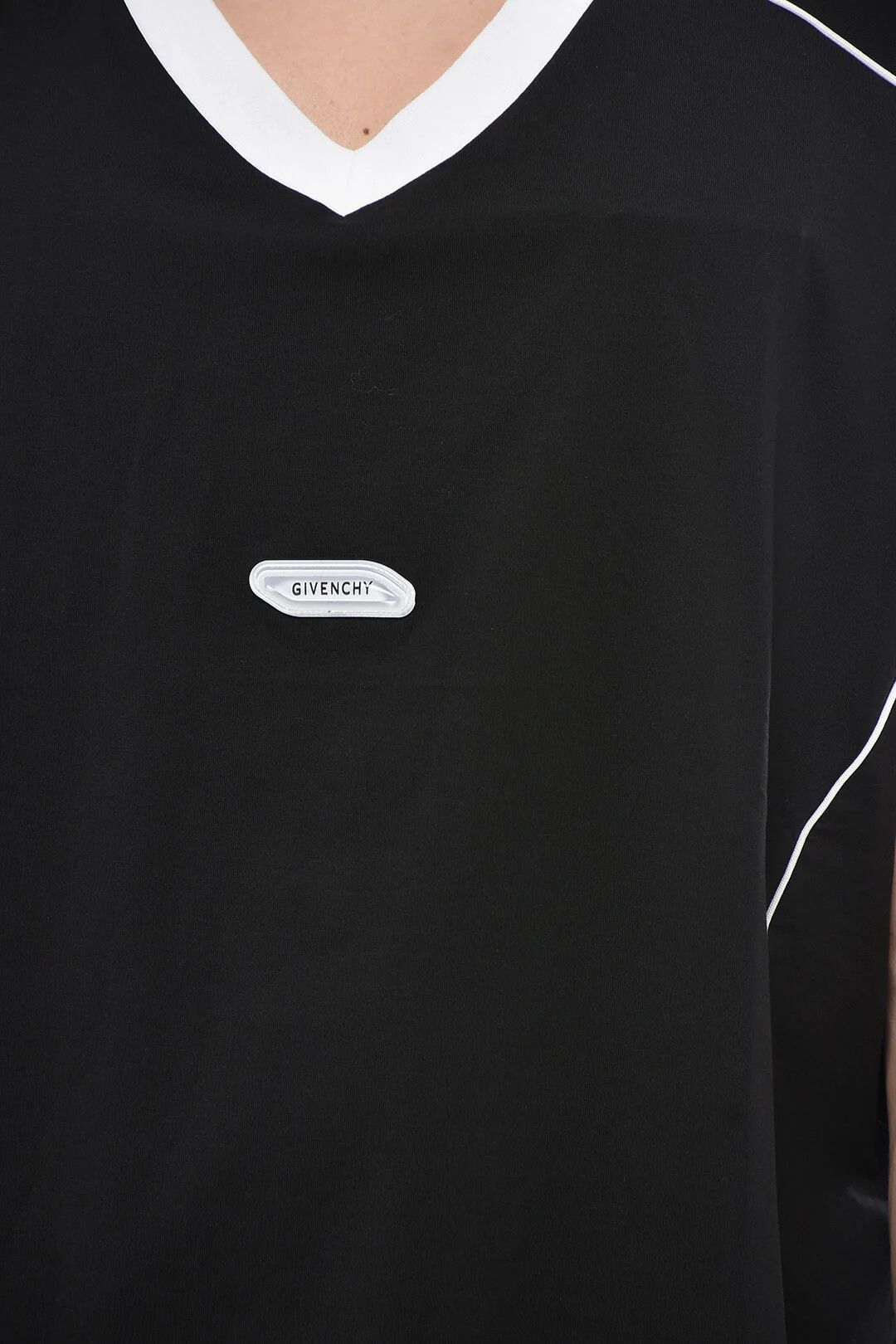 Givenchy og1mm0326 V-Neck Cotton Tank Top in Black Size US XXL / EU 58 / 5 - 3 Thumbnail