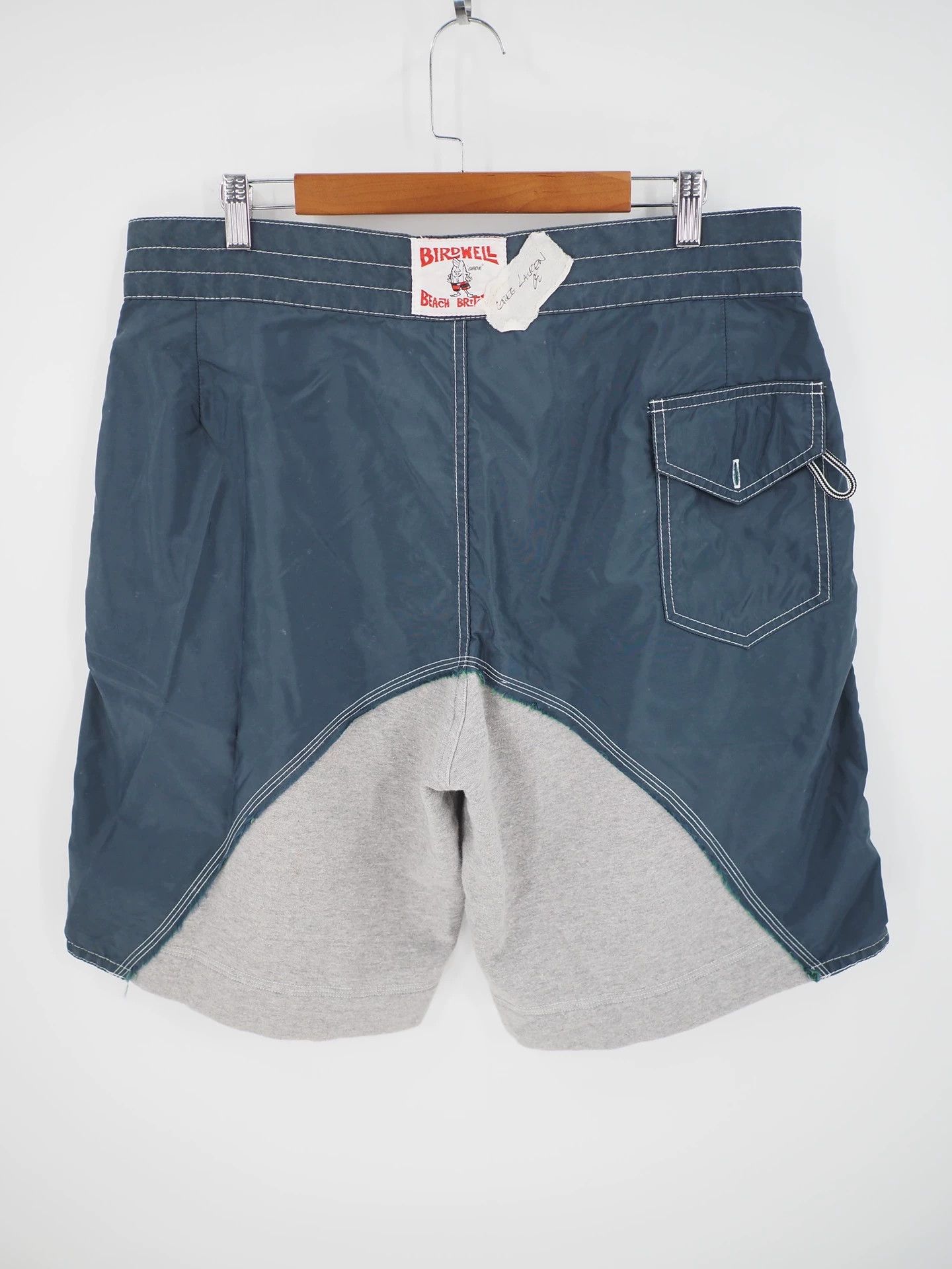 Greg Lauren Greg Lauren GL Nylon Paneled Shorts Size 38 Size US 38 / EU 54 - 2 Thumbnail