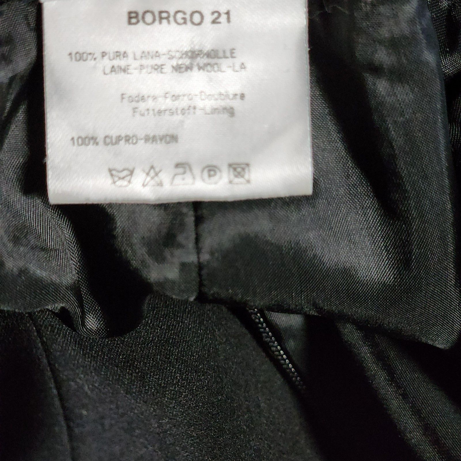 Giorgio Armani Giorgio Armani Black Wool Skirt – Zip Closure, Size 44 (IT) Size 30" / US 8 / IT 44 - 4 Thumbnail