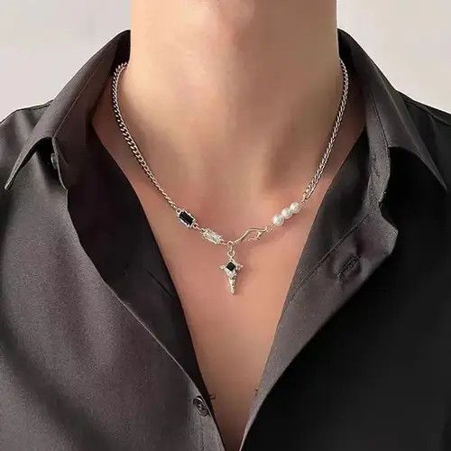 Other Punk Gothic Star Necklace y2k Size ONE SIZE - 2 Thumbnail
