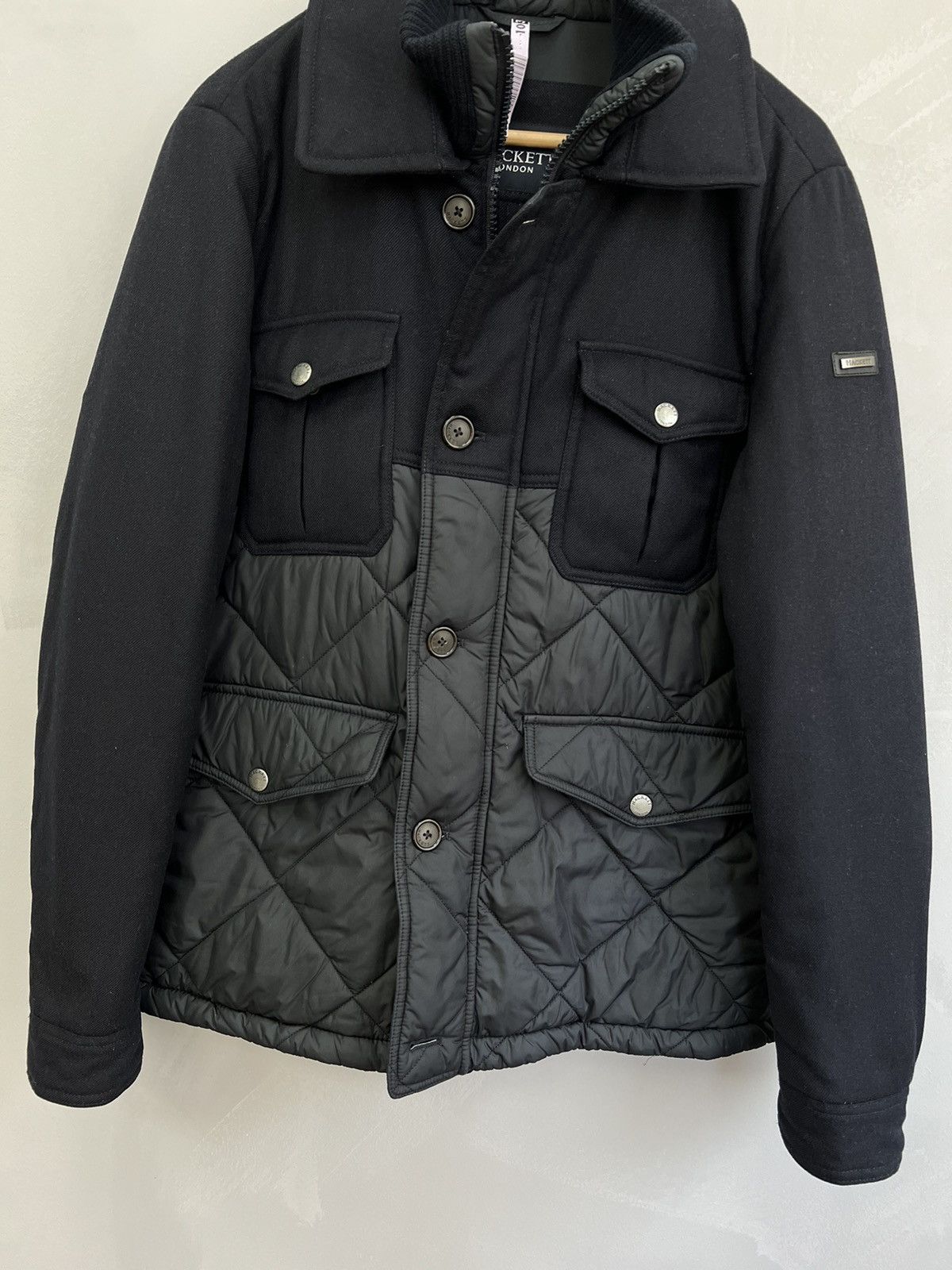 Designer × Hackett HACKETT WOOL COUNTRY PARKA PUFFER JACKET Size US M / EU 48-50 / 2 - 3 Thumbnail