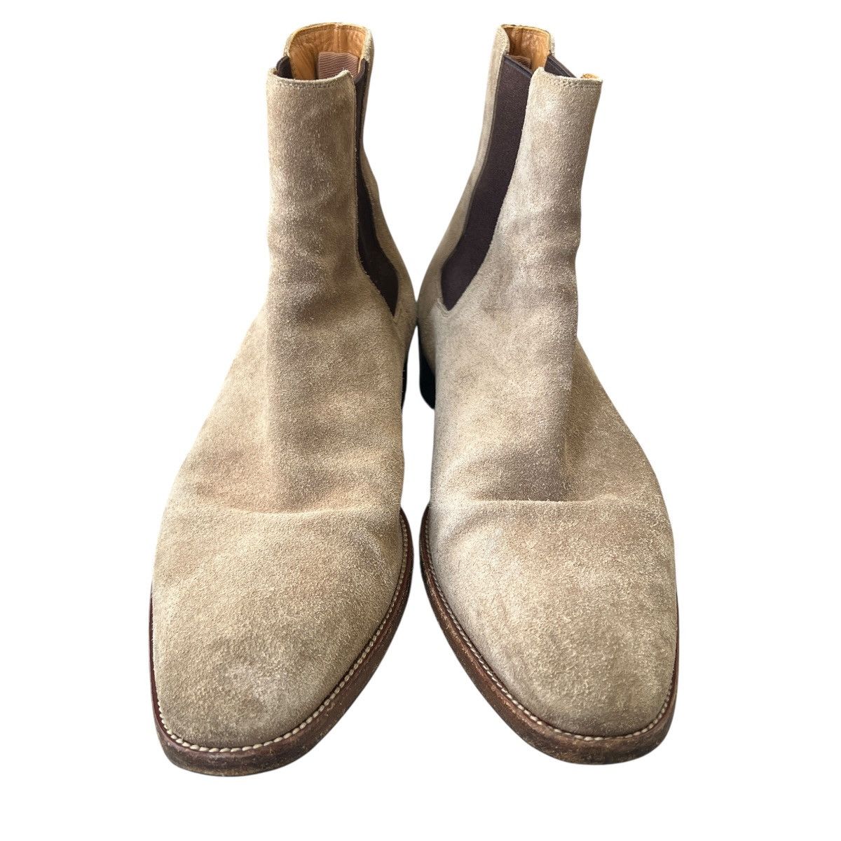 Saint Laurent Paris SAINT LAURENT BY HEDI SLIMANE Suede Leather Chelsea Boots 44 Size US 11 / EU 44 - 3 Thumbnail