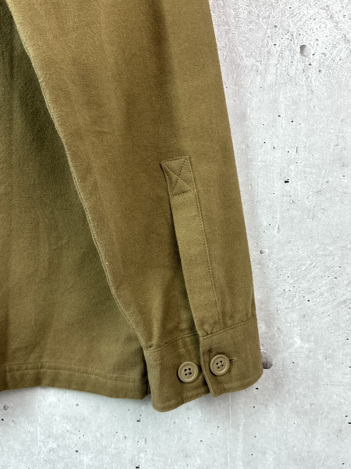 Folk Folk Mustard Patch Pocket Cotton Long Sleeve Light Jacket Size US L / EU 52-54 / 3 - 12 Thumbnail