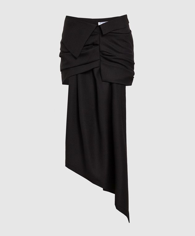Off-White o1y1225 Mini Skirt in Black Size 27" / US 4 / IT 40 - 1 Thumbnail