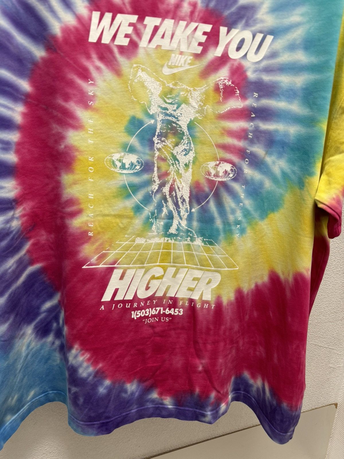 Nike Nike we take you higher a journey in tie-dye Xl Xxl t-shirt Size US XXL / EU 58 / 5 - 7 Thumbnail