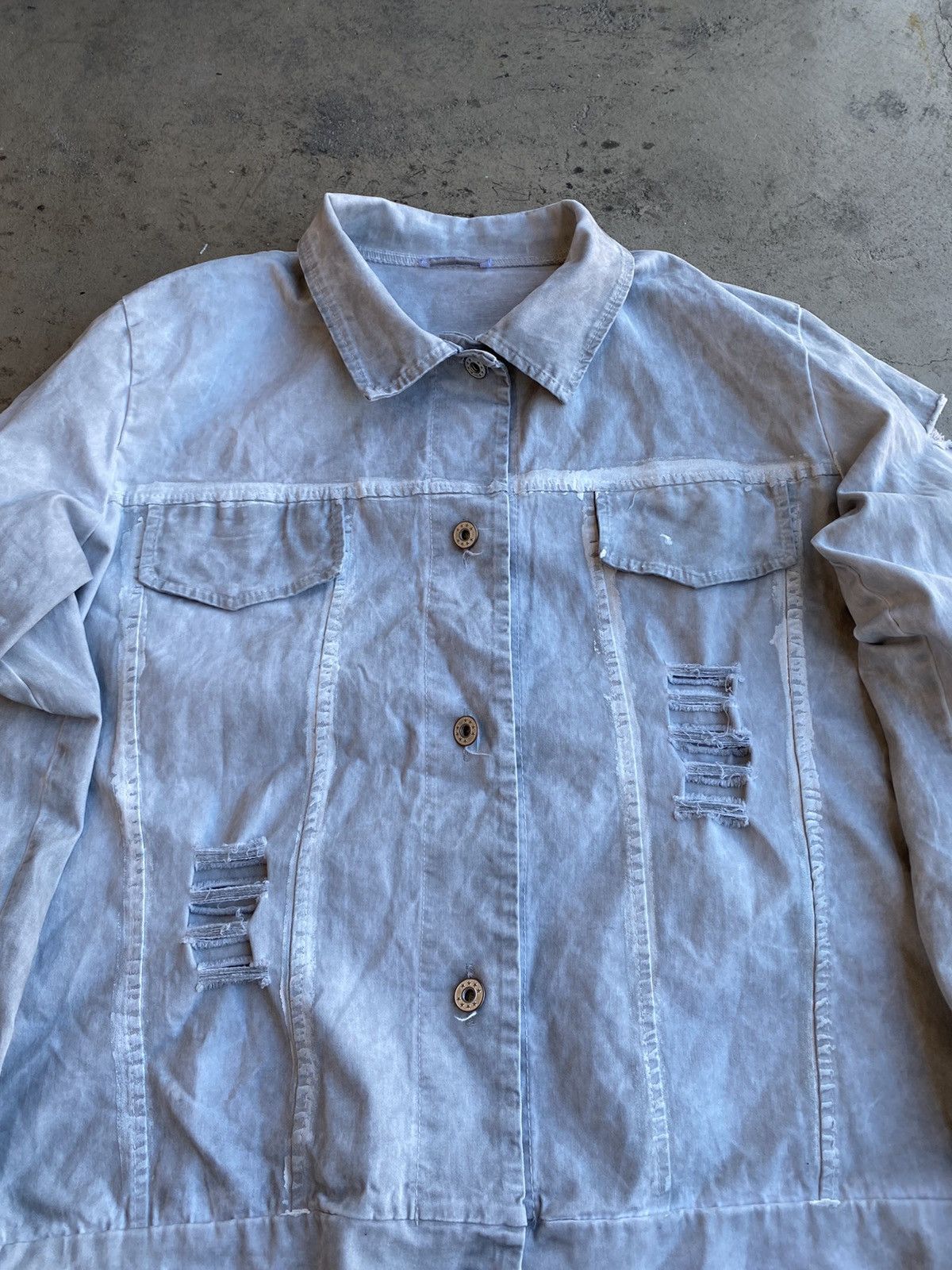 Japanese Brand vintage light jacket washed distressed Japanese style design Size US M / EU 48-50 / 2 - 2 Thumbnail