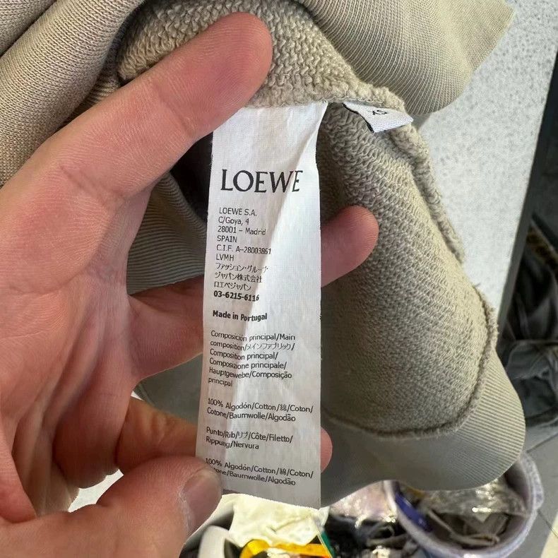 Loewe LOEWE Blue and gray logo hoodie Size XS / US 0-2 / IT 36-38 - 4 Thumbnail