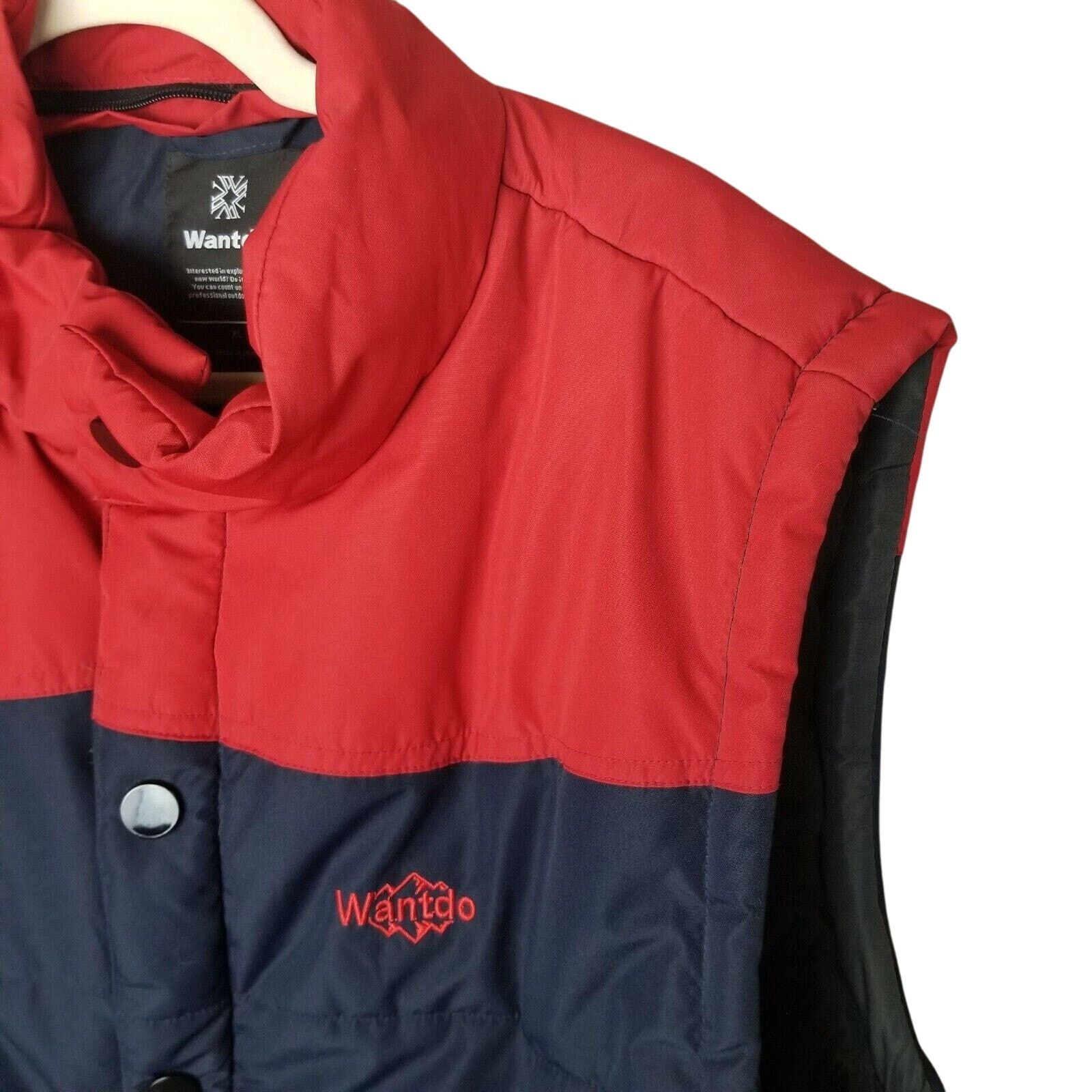 WANT Les Essentiels Wantdo Mens Puffer Vest Sz XL Gorpcore Ski Outdoor Insulated Size US XL / EU 56 / 4 - 2 Thumbnail