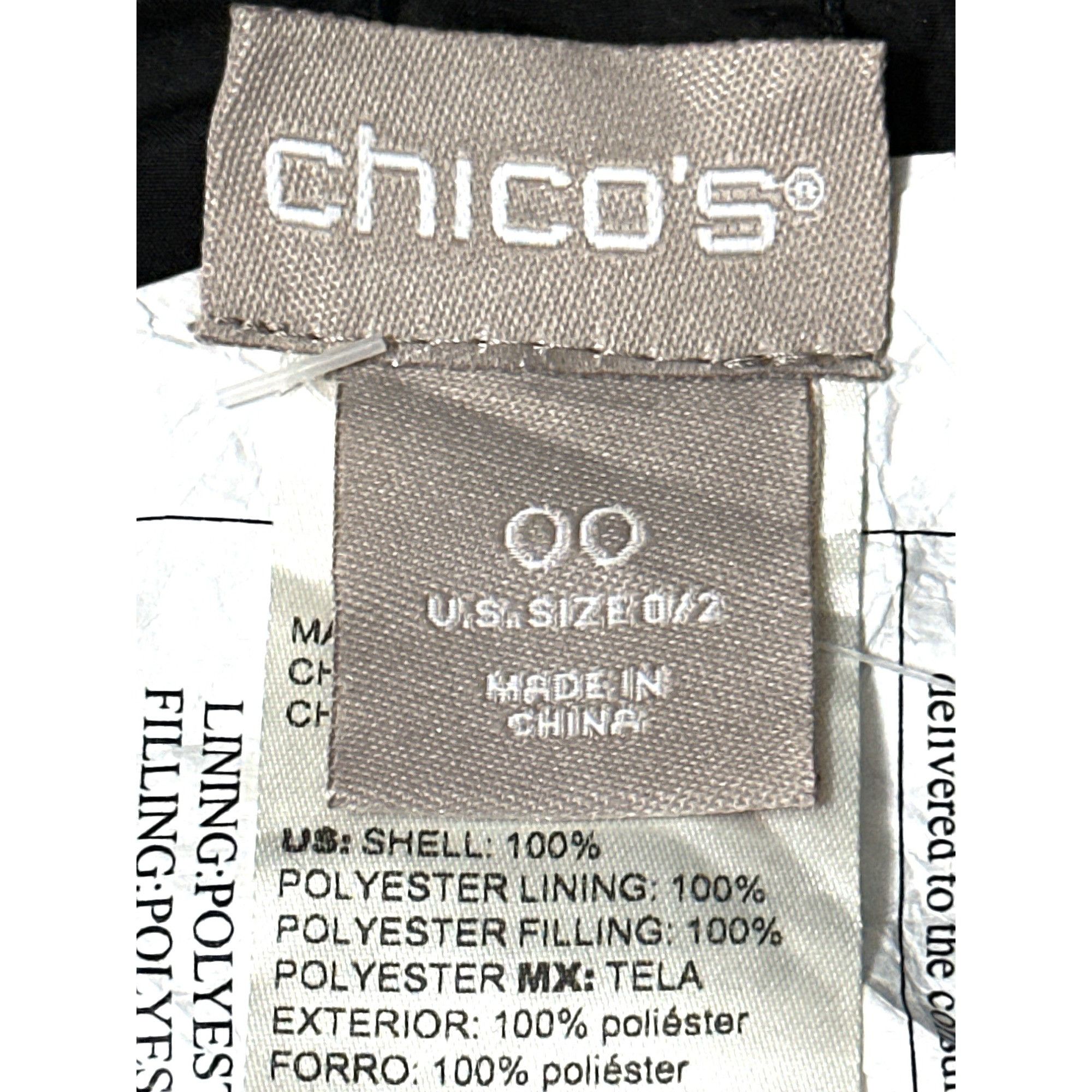 Chicos Chicos Reversible Quilted Puffer Jacket Elegant Blue Gold Pa Size M / US 6-8 / IT 42-44 - 7 Thumbnail
