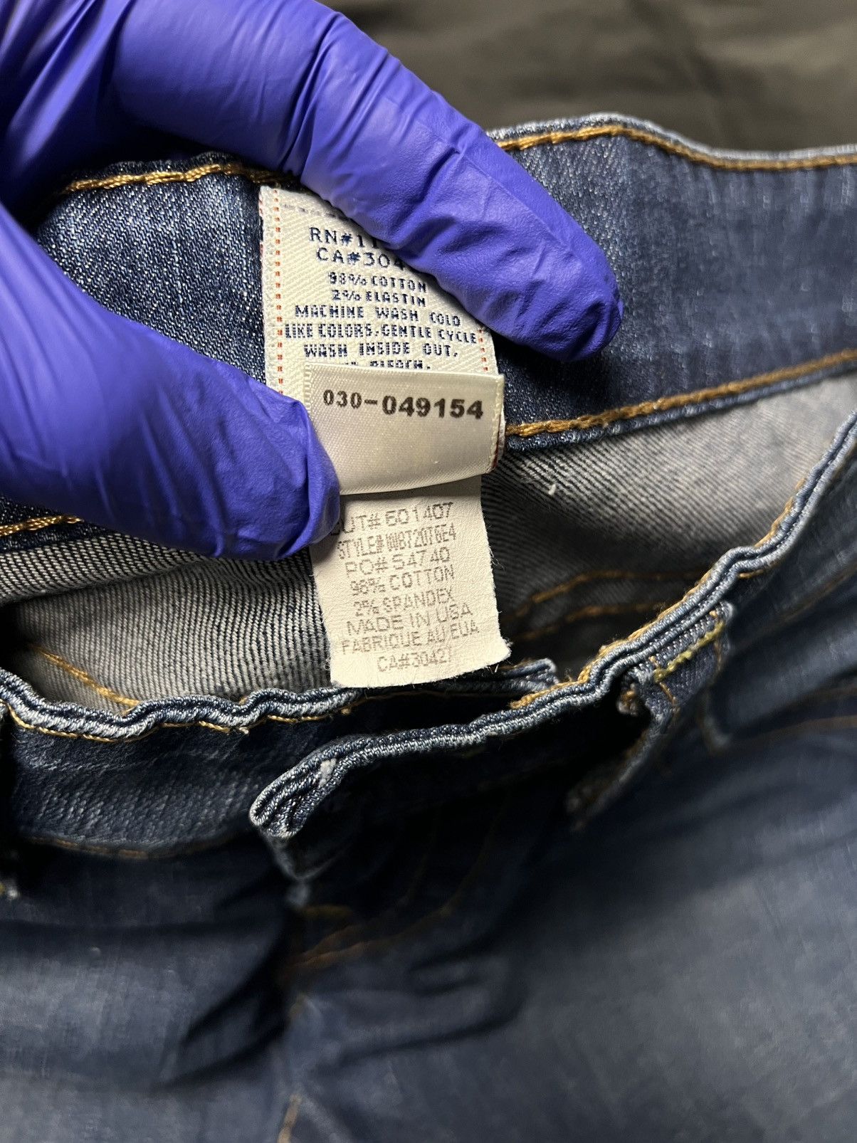 True Religion USA Vintage True Religion Slim Straight Jeans Dark Wash Size US 28 / EU 44 - 7 Thumbnail