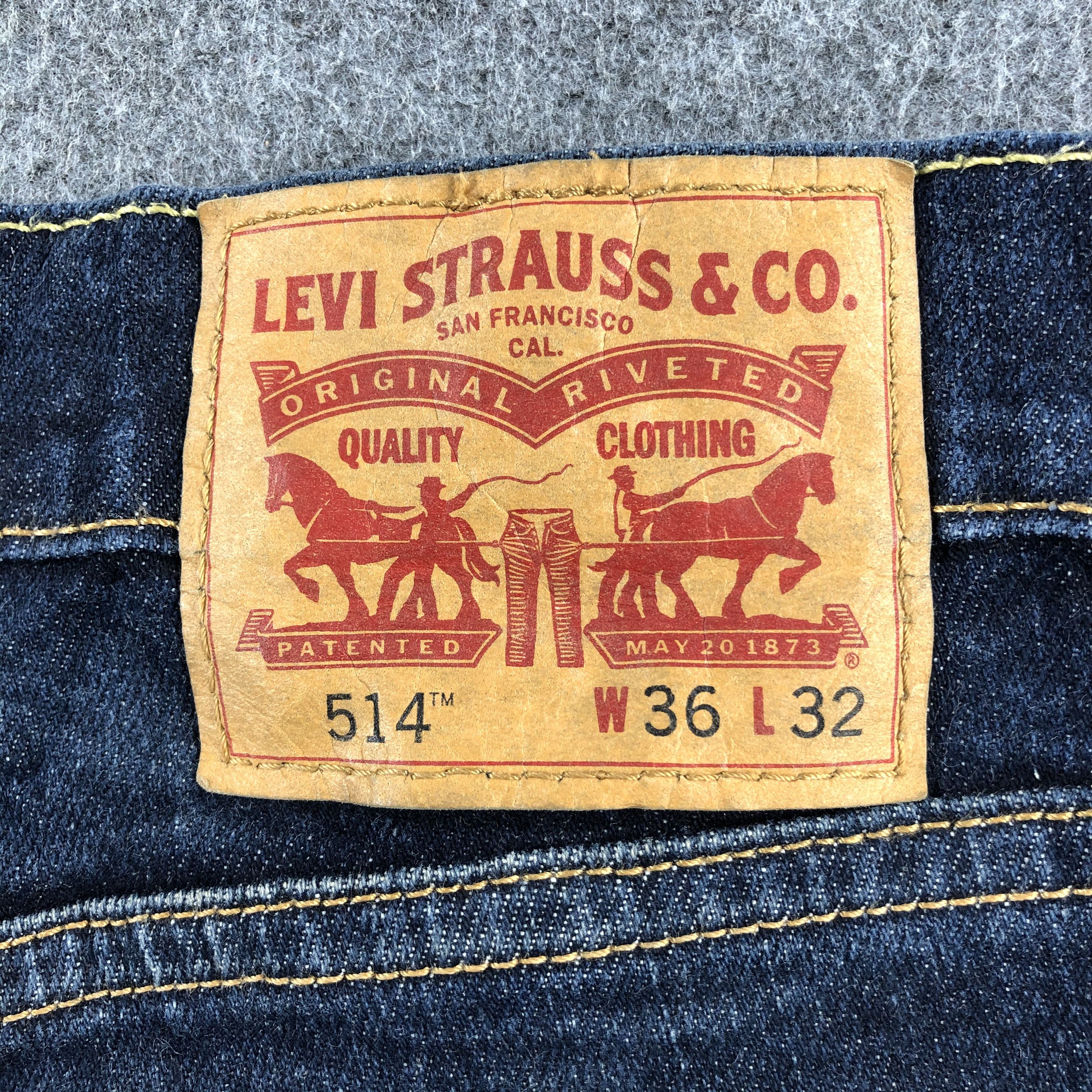 Levi's Vintage Faded Black Levis 514 Jeans-J2610 Size US 36 / EU 52 - 5 Thumbnail