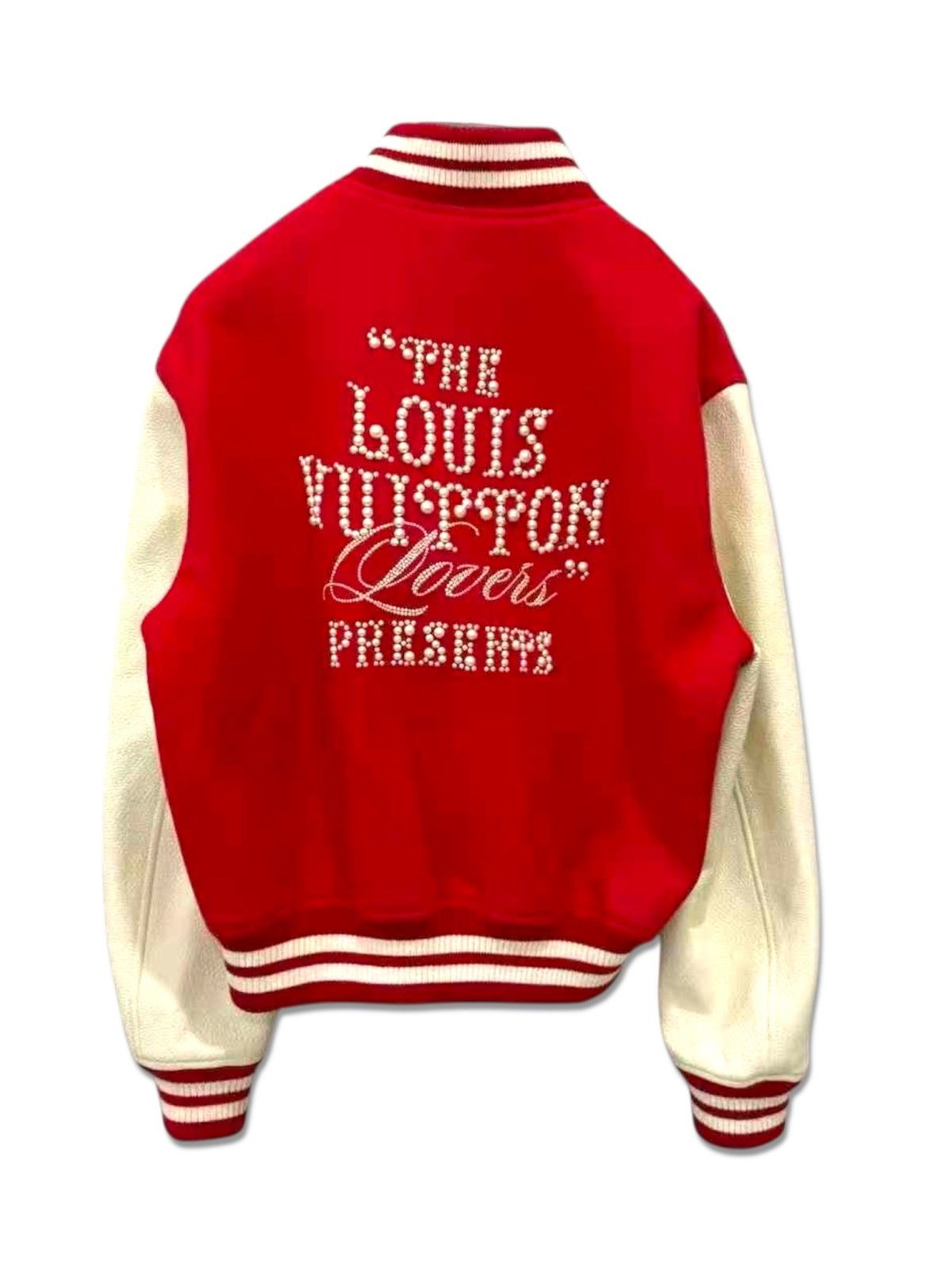 Louis Vuitton Louis Vuitton X Pharrell 46 Varsity Leather Wool Jacket Size US S / EU 44-46 / 1 - 2 Thumbnail