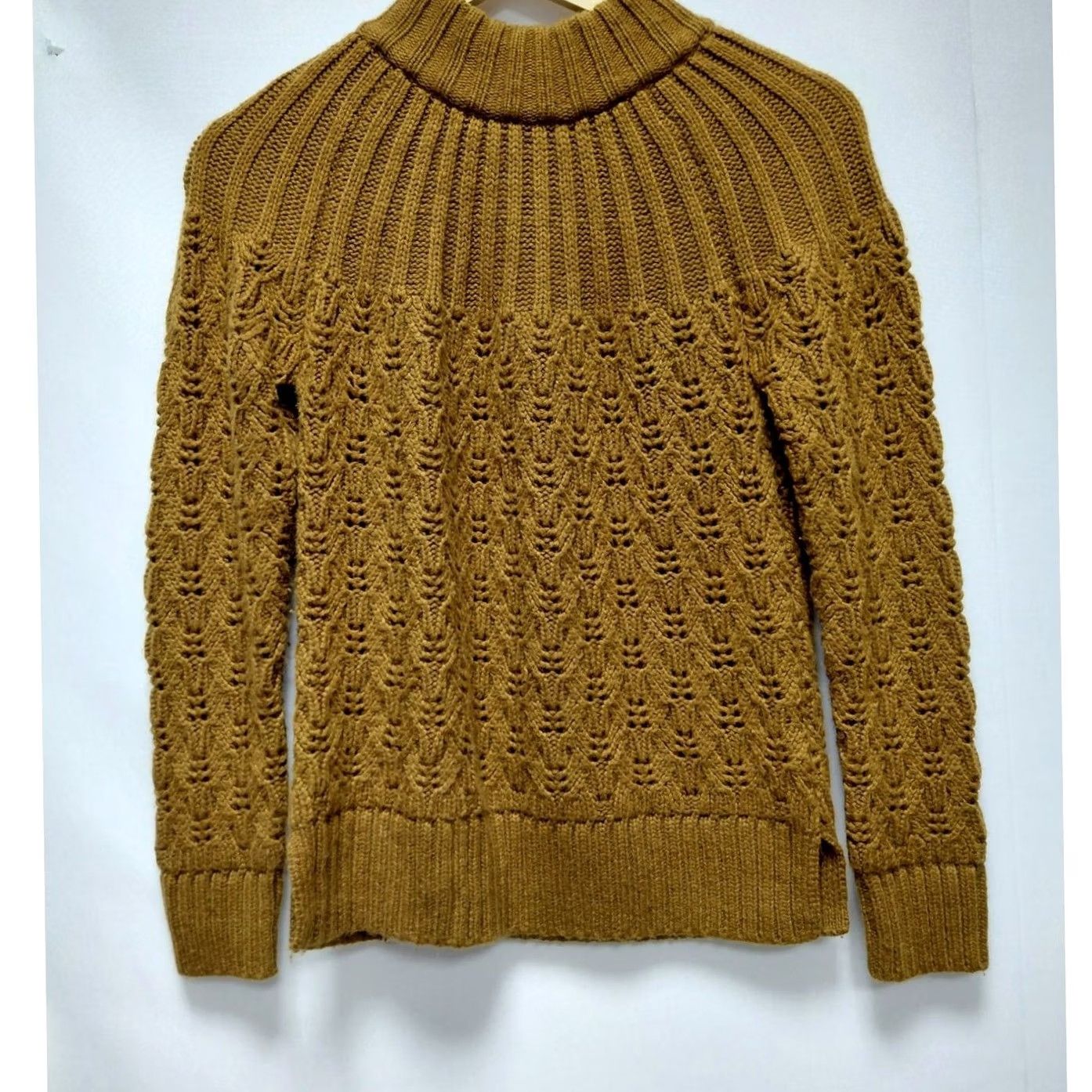 Madewell Madewell Sweater Brown Merino Wool Blend Size 2XS Crew Neck Long Sleeve Knitted Pullover Women Vintage N/A Size XXS / US 00 / IT 34 - 2 Thumbnail