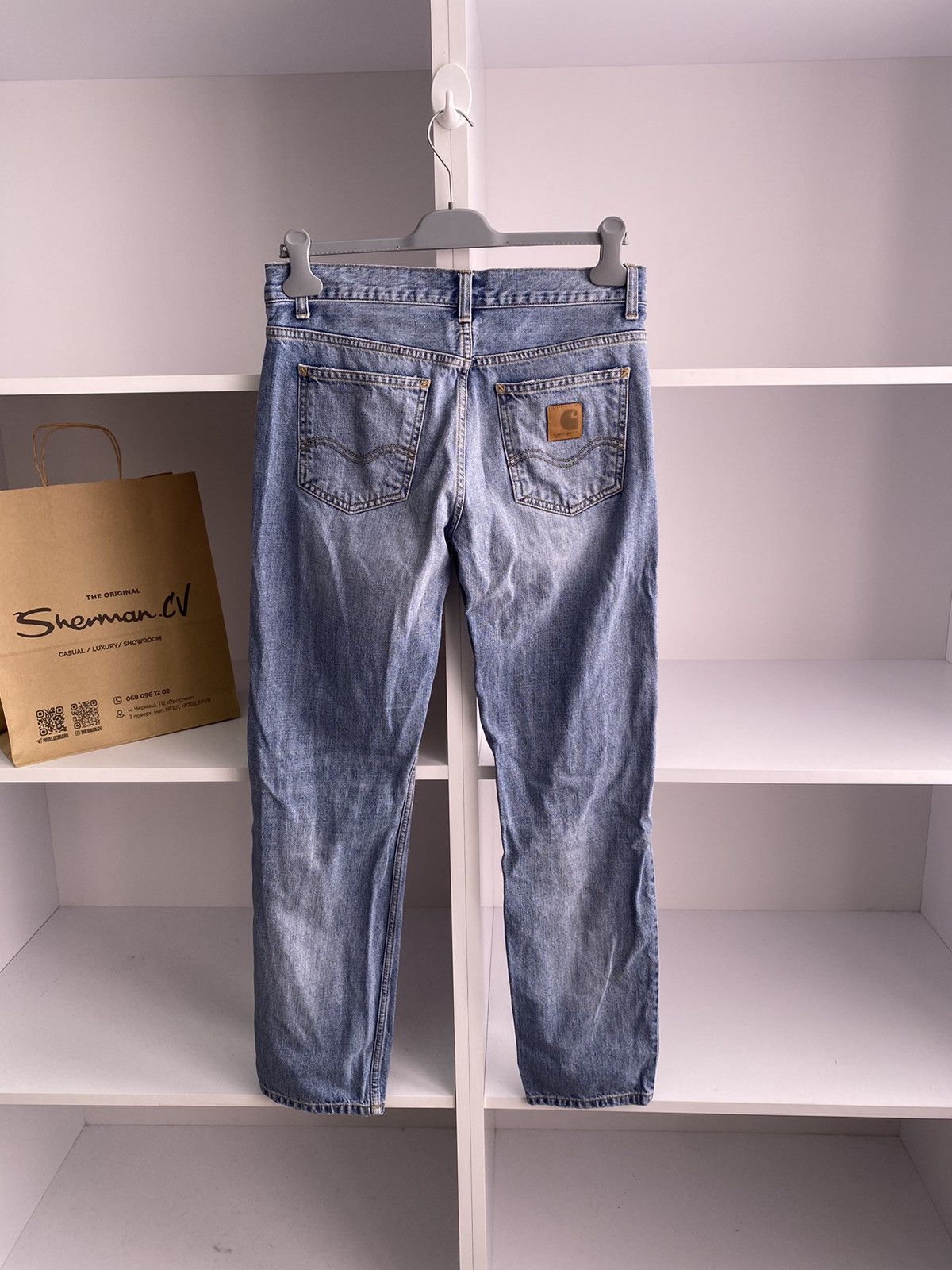 Carhartt × Vintage Vintage Carhartt Denim Blue Jeans Size US 30 / EU 46 - 12 Thumbnail