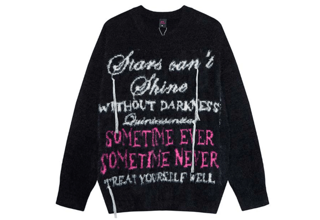 Hip Hop Oversized Men Sweaters