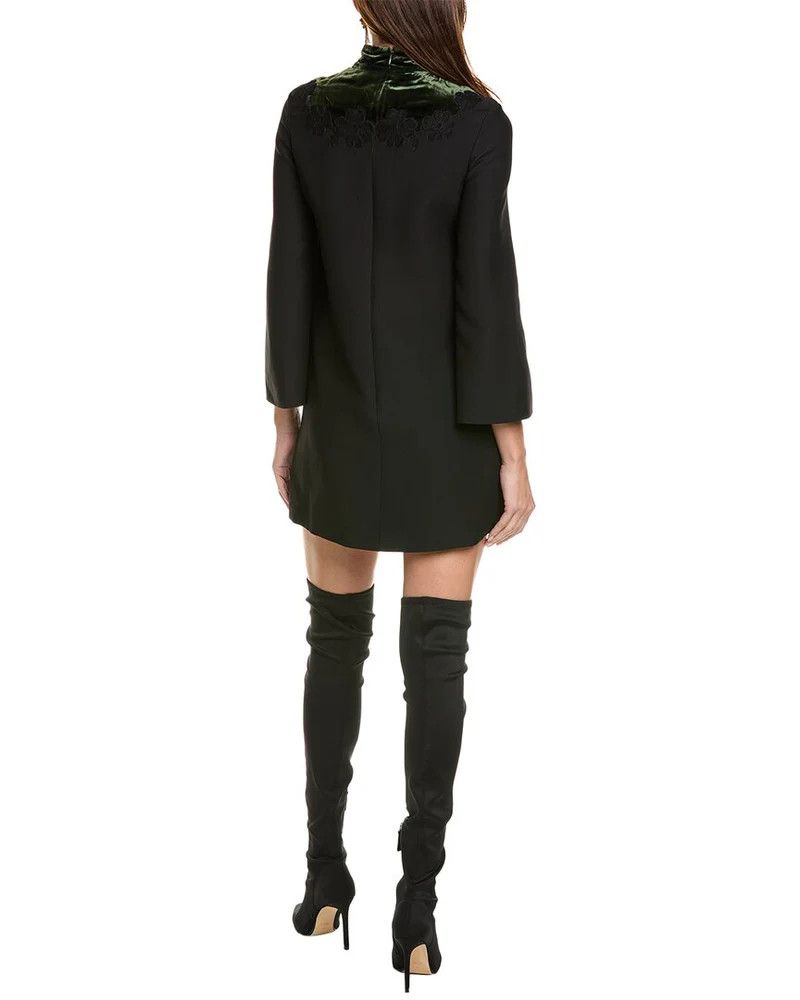 Valentino o1y0326 Mini Dress in Black/Pink Size XS / US 0-2 / IT 36-38 - 2 Thumbnail