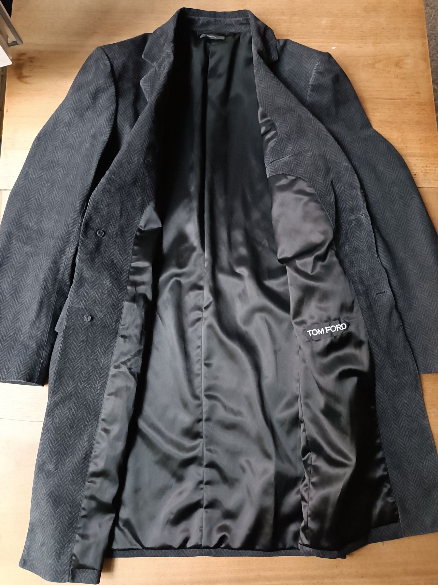 Tom Ford Tom Ford Wool Tech Overcoat – Water Resistant – Size 48 Size US M / EU 48-50 / 2 - 7 Thumbnail