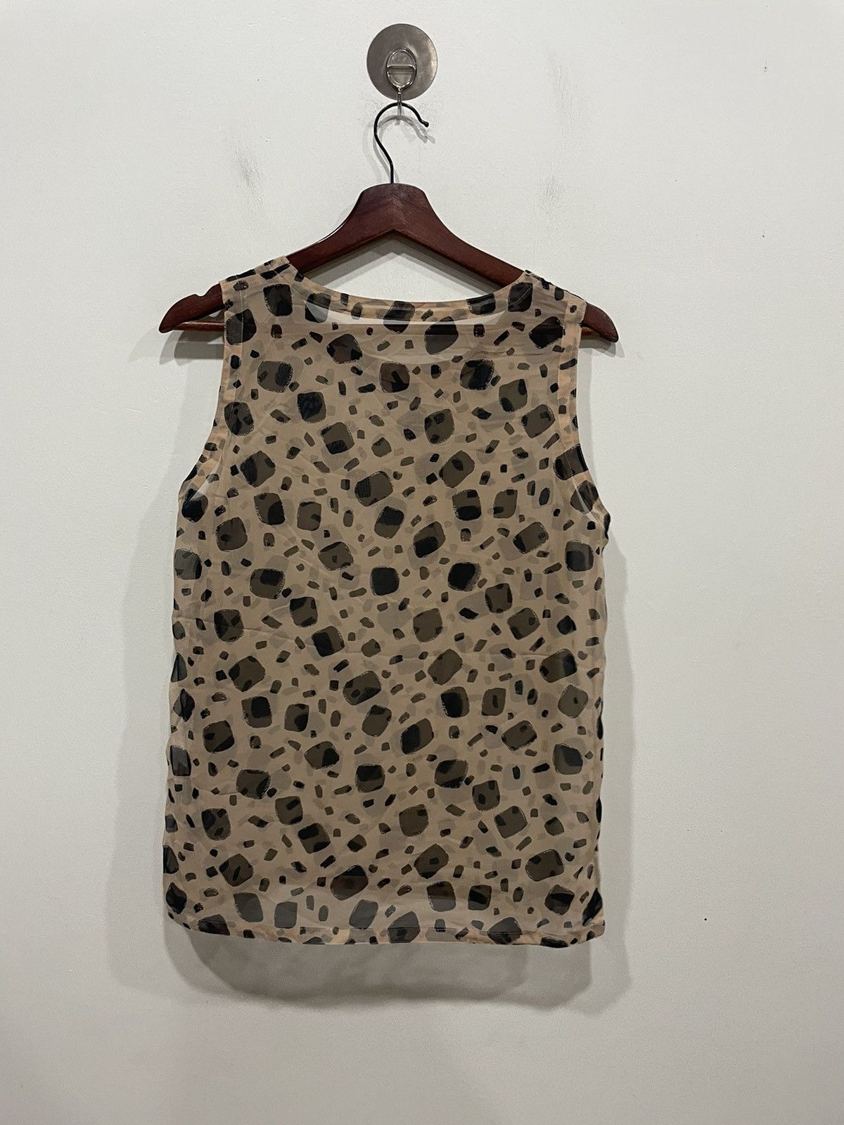 Japanese Brand Yukiko Hanai Mesh Sleeveless Top Size ONE SIZE - 2 Thumbnail