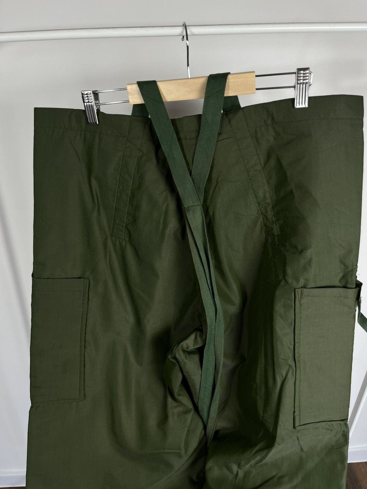 Other Vintage 1982 British Army NBC Mk3 Protective Trousers Green Size US 32 / EU 48 - 17 Thumbnail